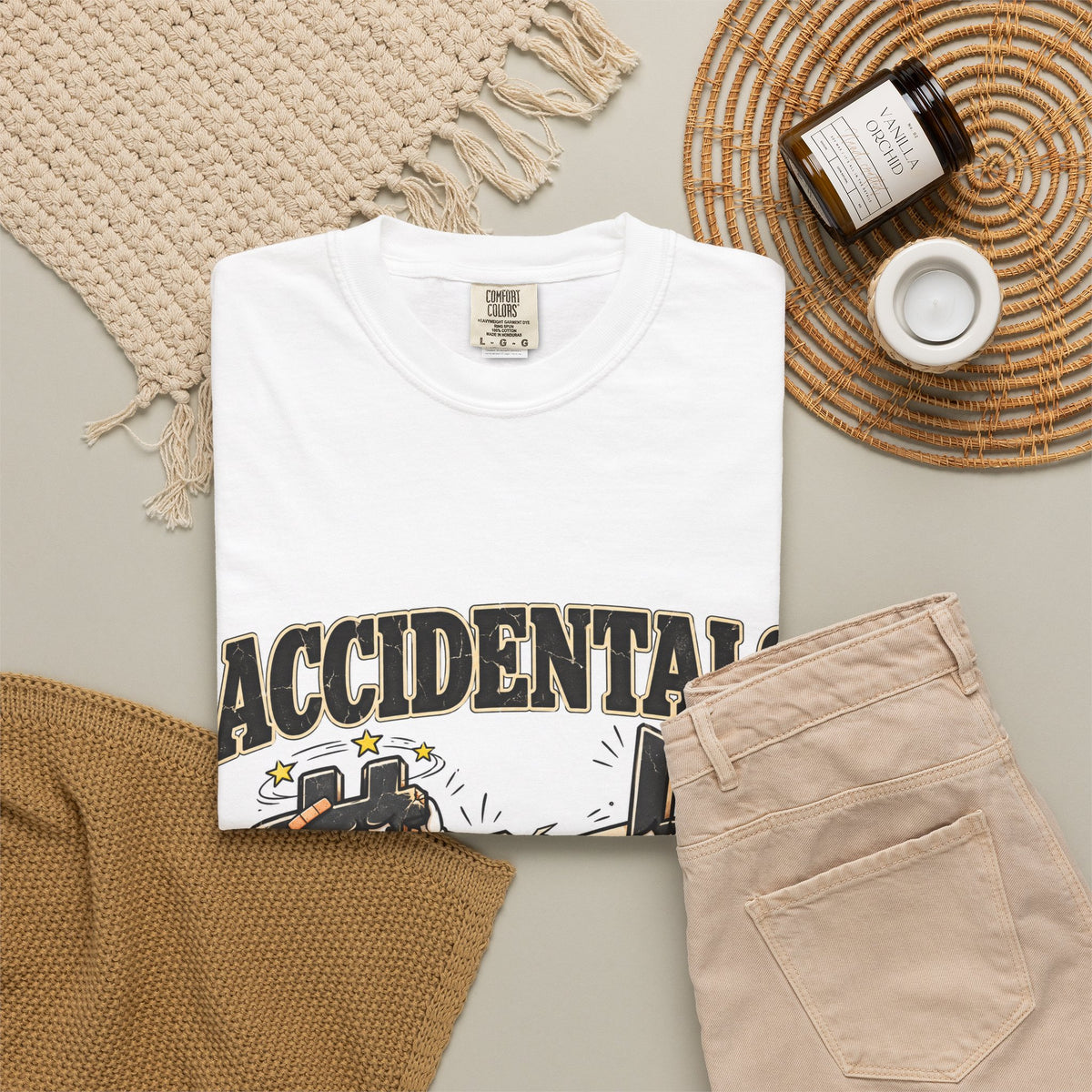 Accidentals Happen T-Shirt — Music Note Cartoon Graphic Tee