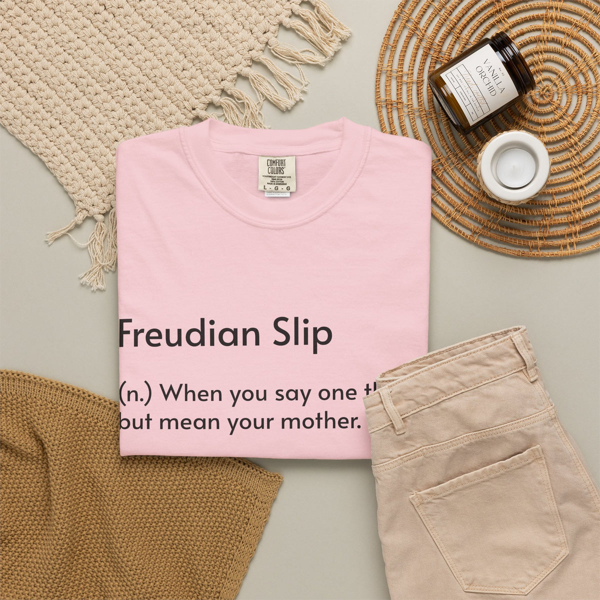 "Freudian Slip" Definition Shirt: Funny Psychology Quote Tee