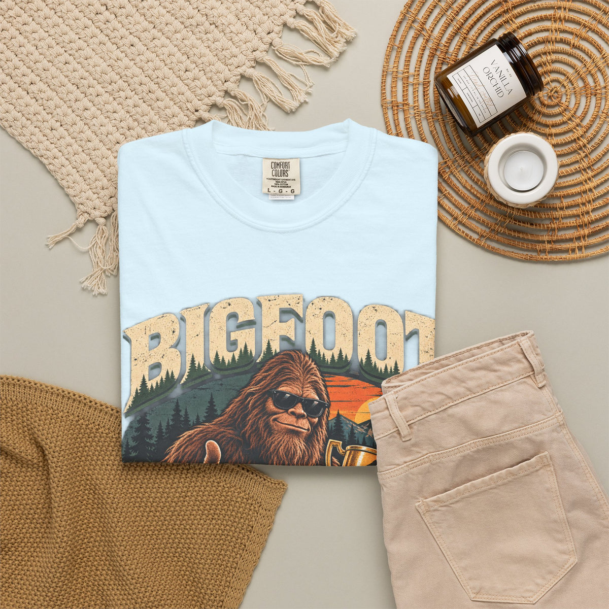 Bigfoot: Undefeated Hide-and-Seek Champion – Funny Sasquatch T-Shirt