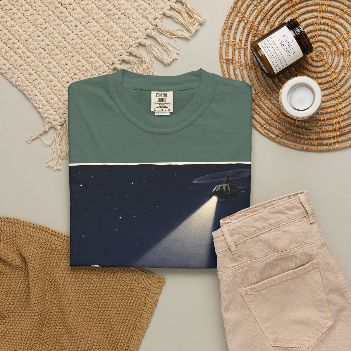 Caught Making Crop Circles – Funny Alien UFO Conspiracy T-Shirt