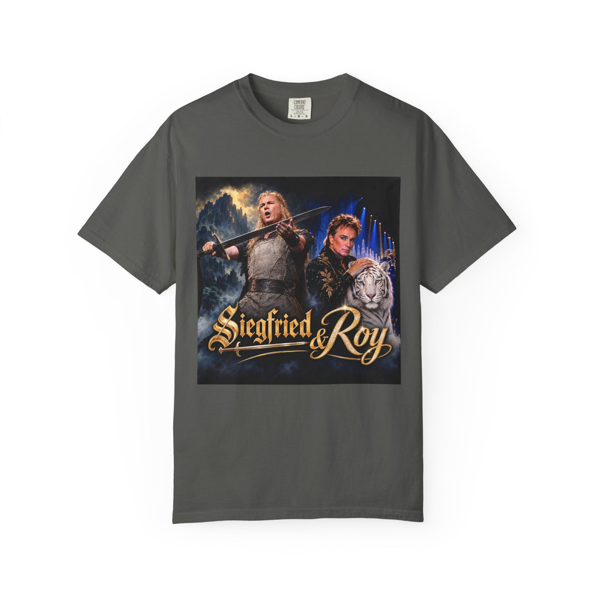 Siegfried & Roy – Funny Celebrity Mashup T-Shirt
