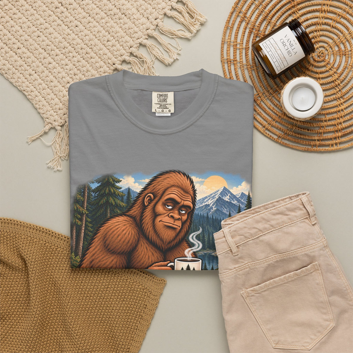 Without Coffee I'm a Little Hard to Find – Funny Bigfoot T-Shirt