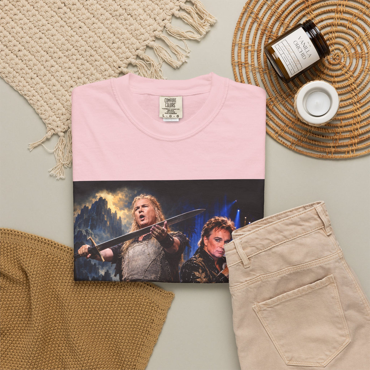 Siegfried & Roy – Funny Celebrity Mashup T-Shirt