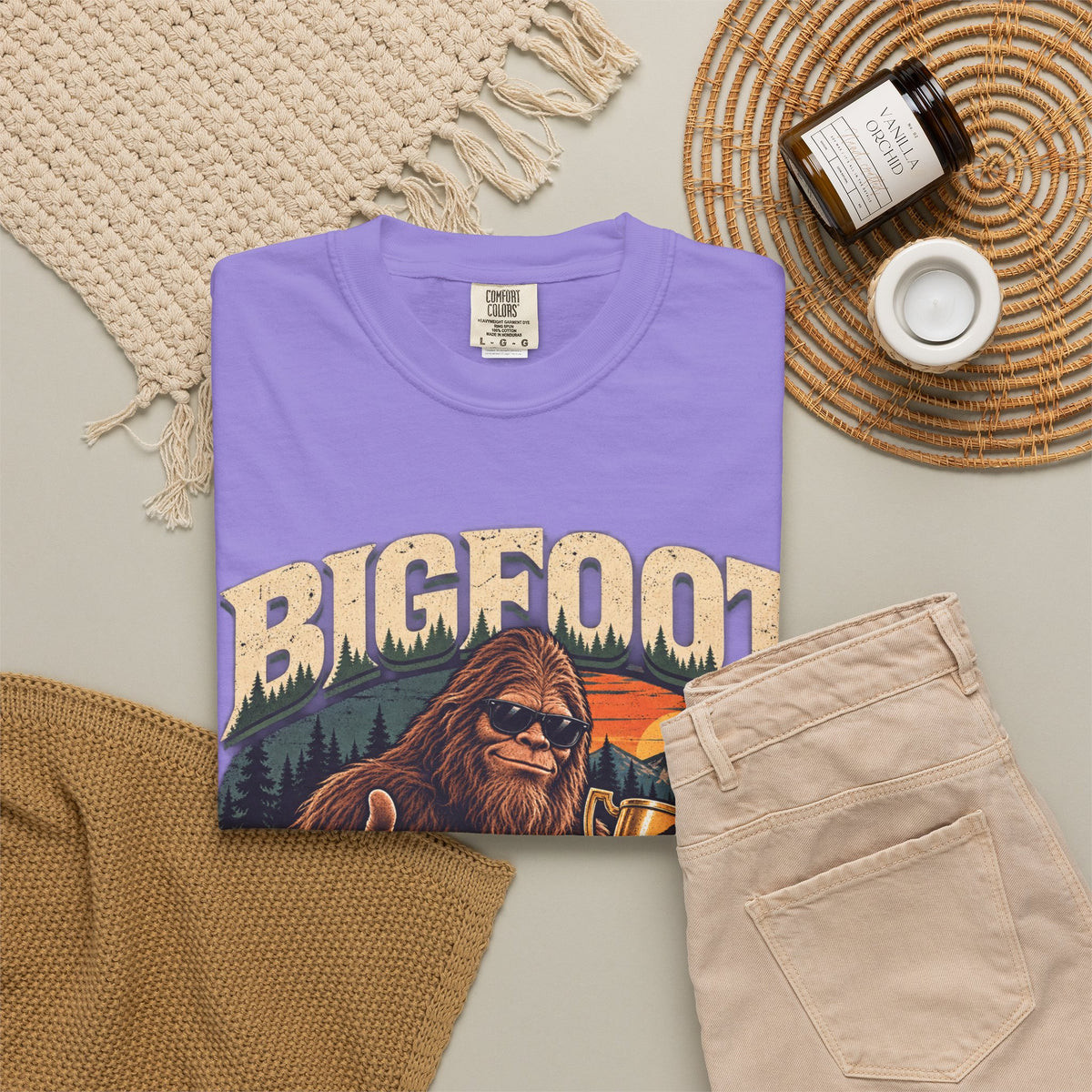 Bigfoot: Undefeated Hide-and-Seek Champion – Funny Sasquatch T-Shirt