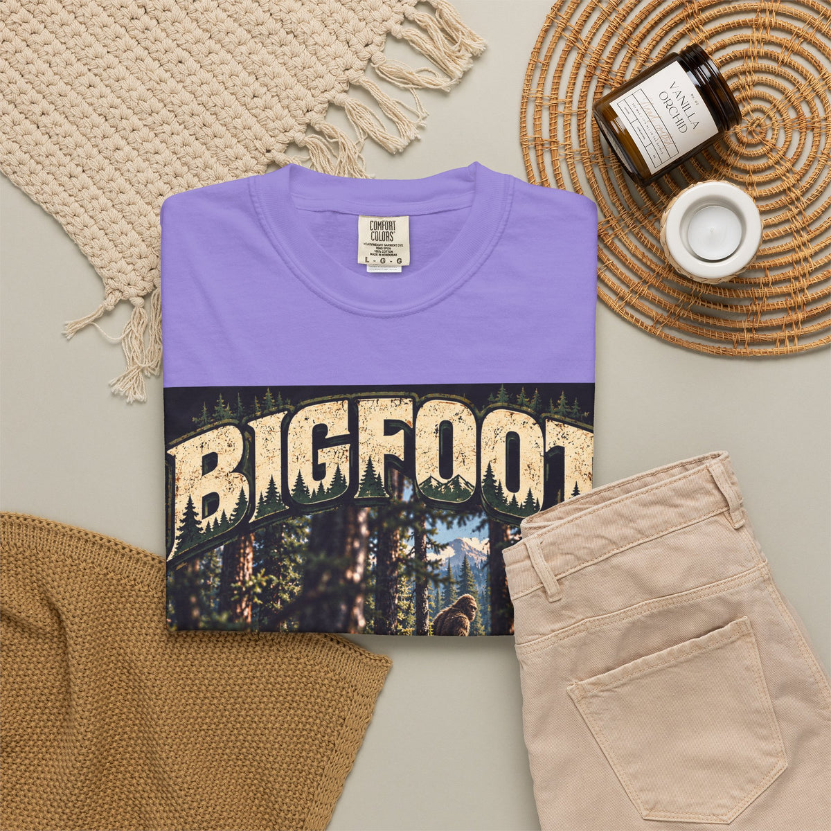 Bigfoot Woodland Graphic T-Shirt — "Terrible View. Would Not Recommend."