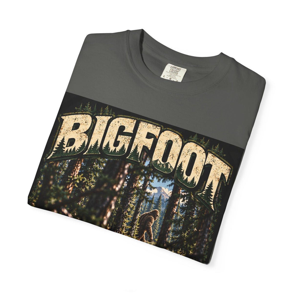 Bigfoot Woodland Graphic T-Shirt — "Terrible View. Would Not Recommend."