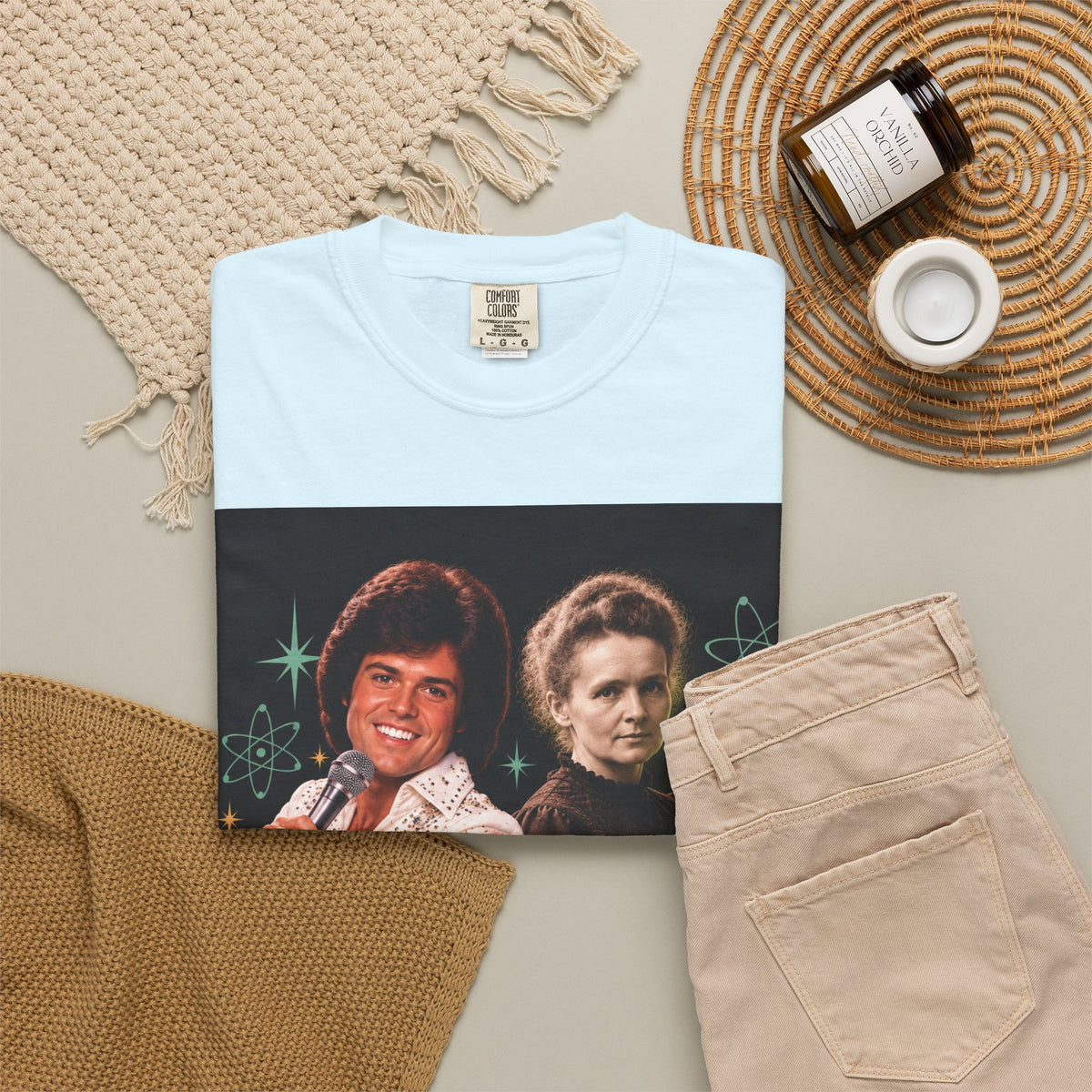 Donny & Marie – Funny Celebrity Mashup T-Shirt