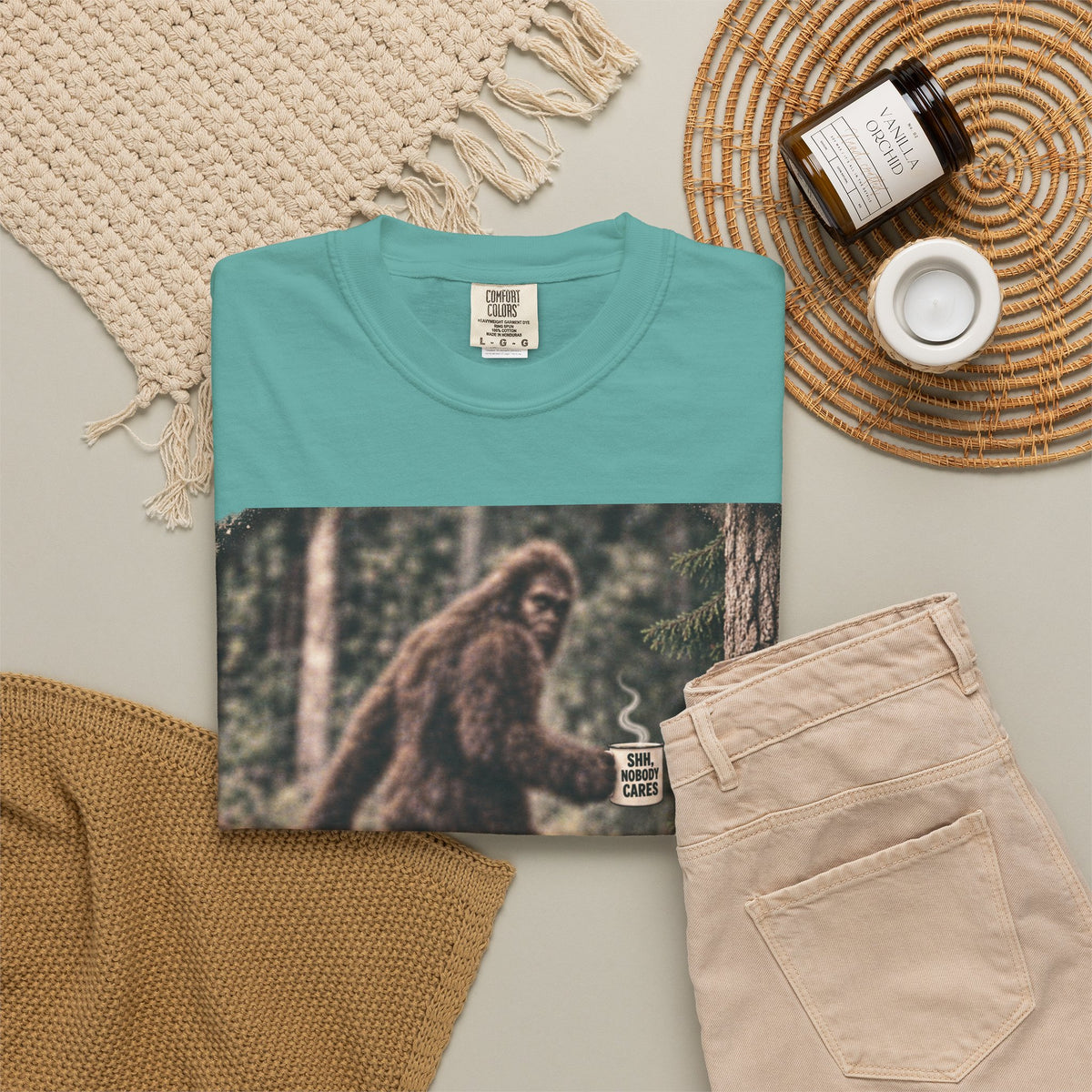 I'm Not Blurry – Funny Bigfoot Coffee T-Shirt
