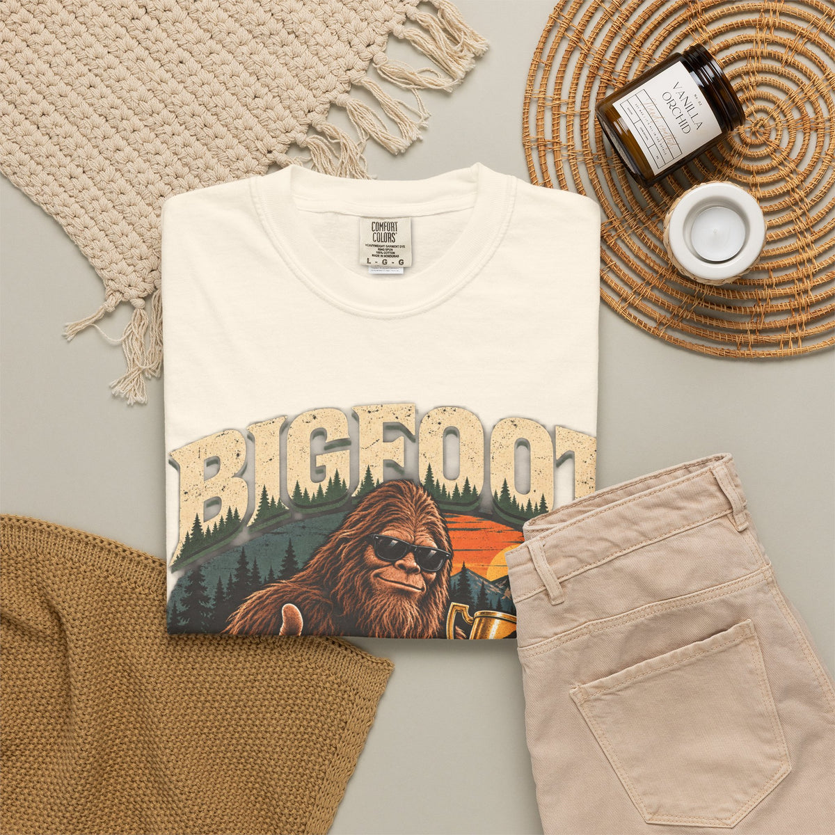 Bigfoot: Undefeated Hide-and-Seek Champion – Funny Sasquatch T-Shirt