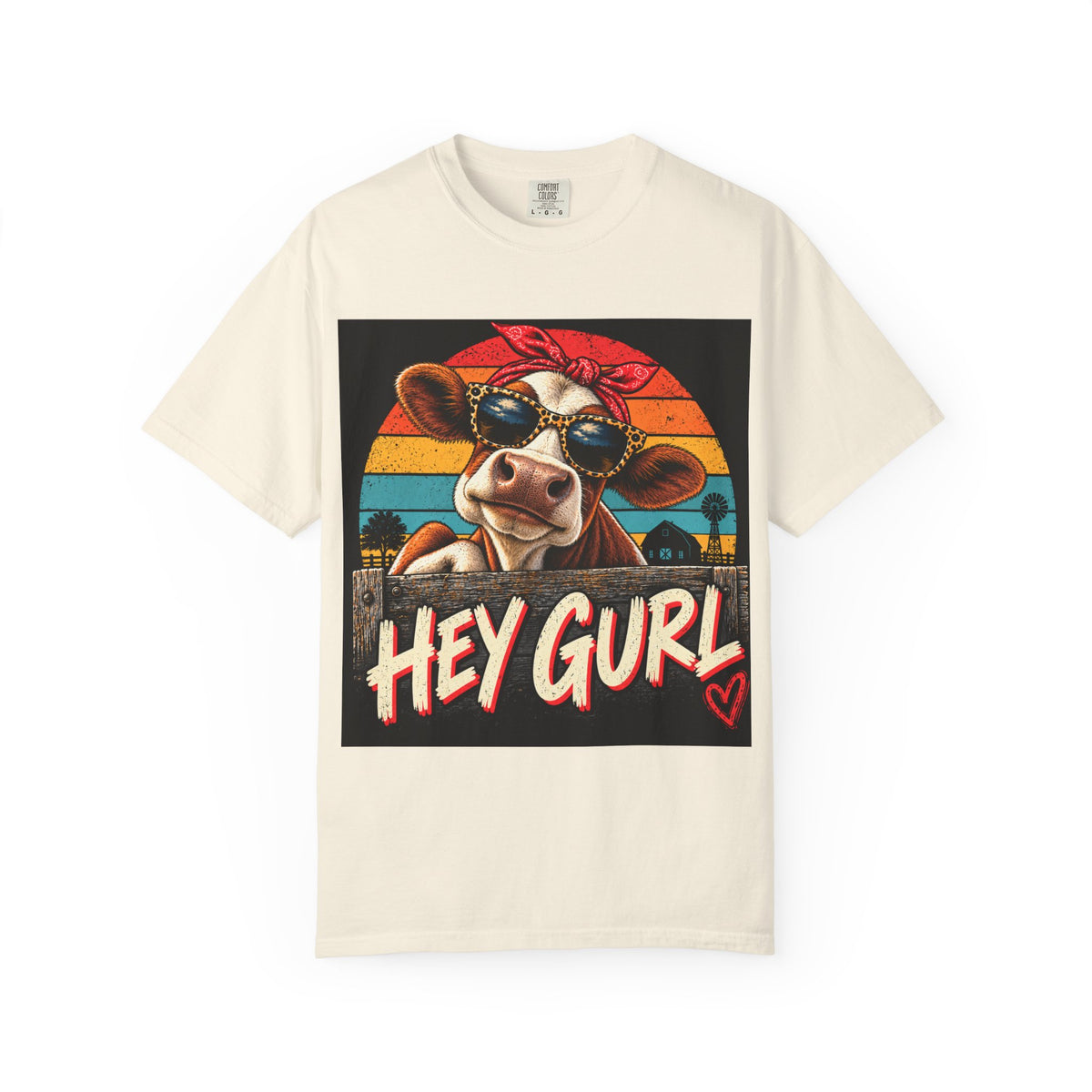 Hey Gurl – Funny Cow T-Shirt