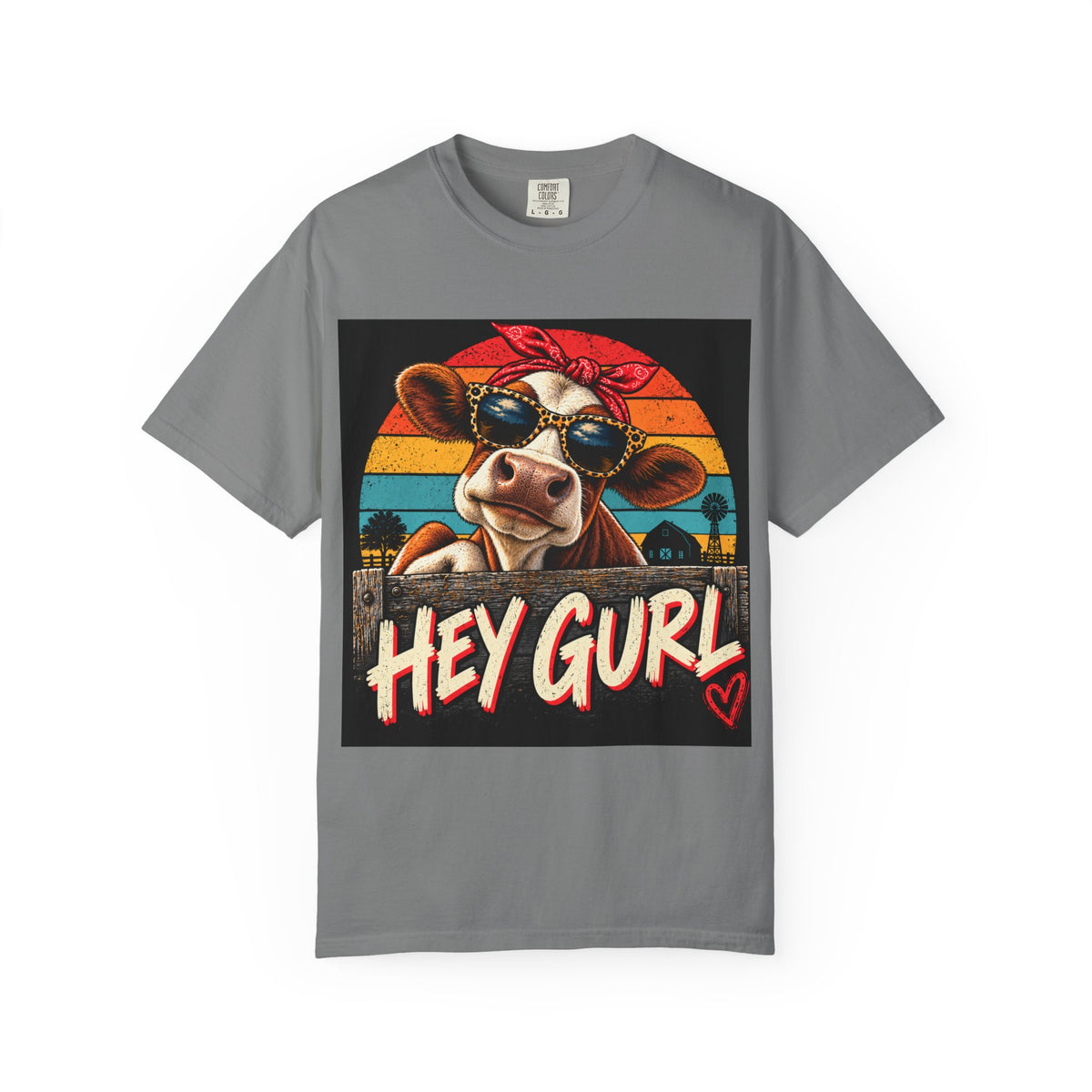 Hey Gurl – Funny Cow T-Shirt