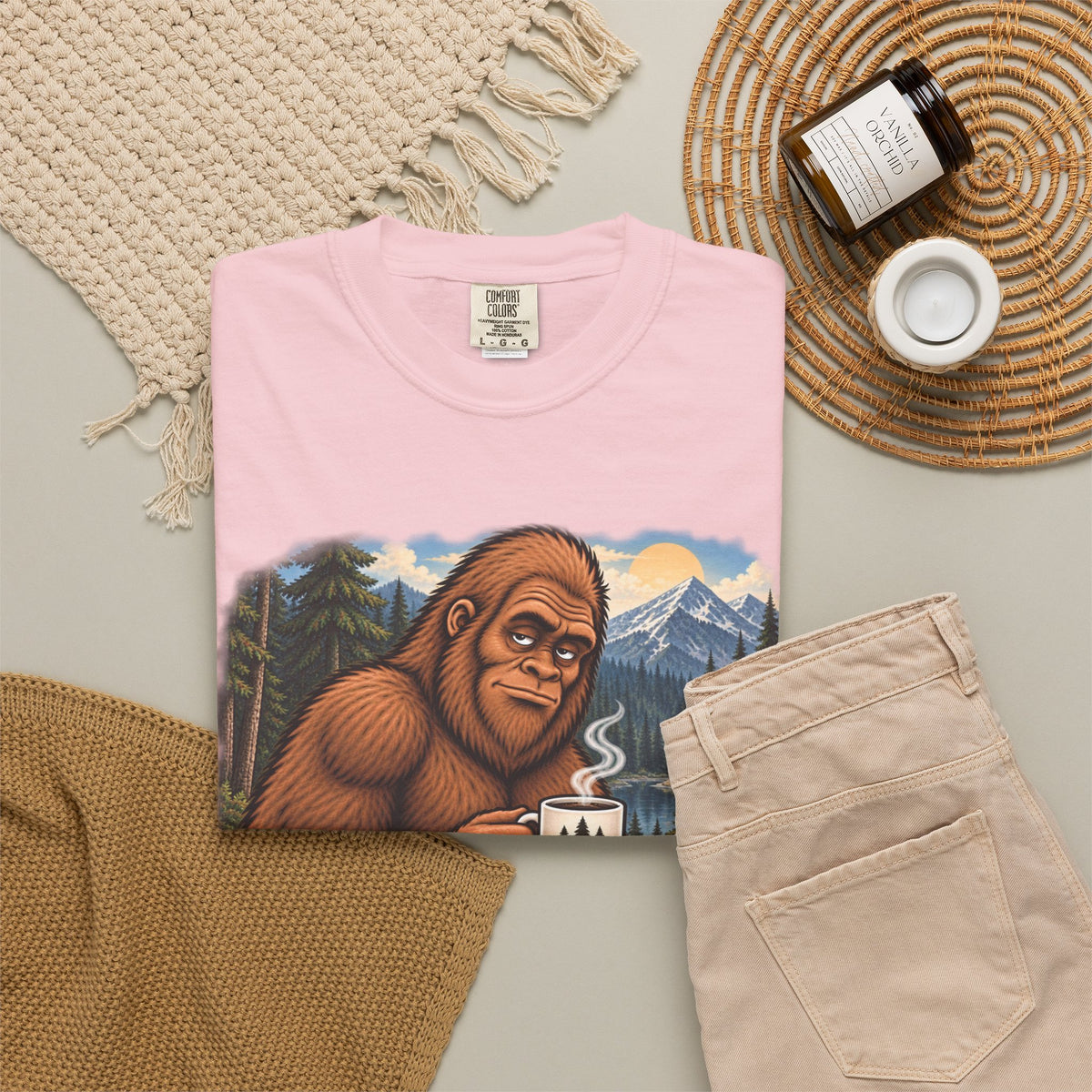 Without Coffee I'm a Little Hard to Find – Funny Bigfoot T-Shirt