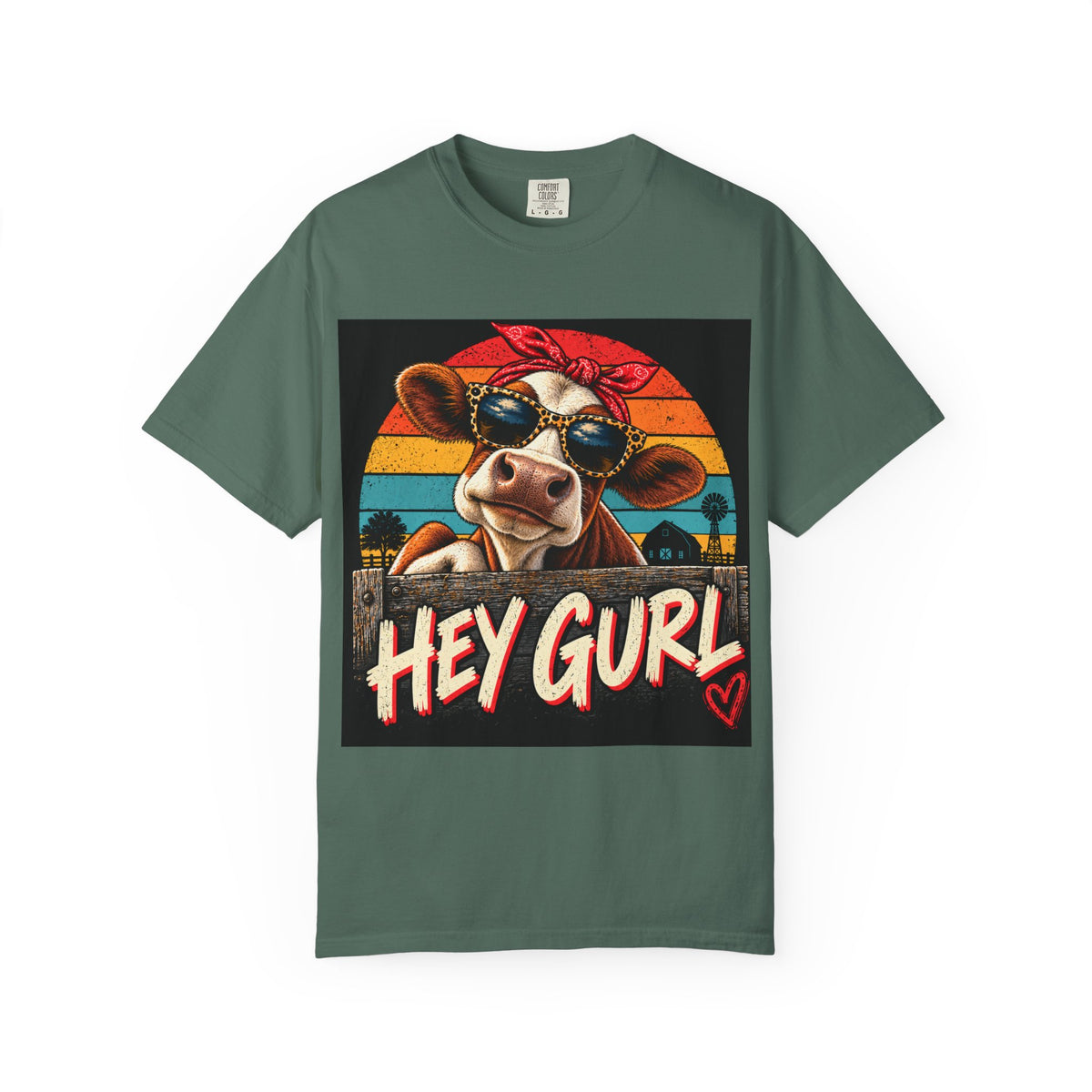 Hey Gurl – Funny Cow T-Shirt