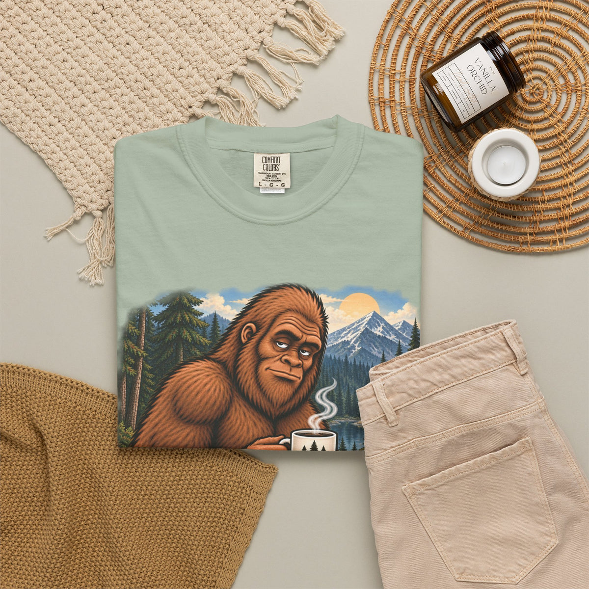 Without Coffee I'm a Little Hard to Find – Funny Bigfoot T-Shirt
