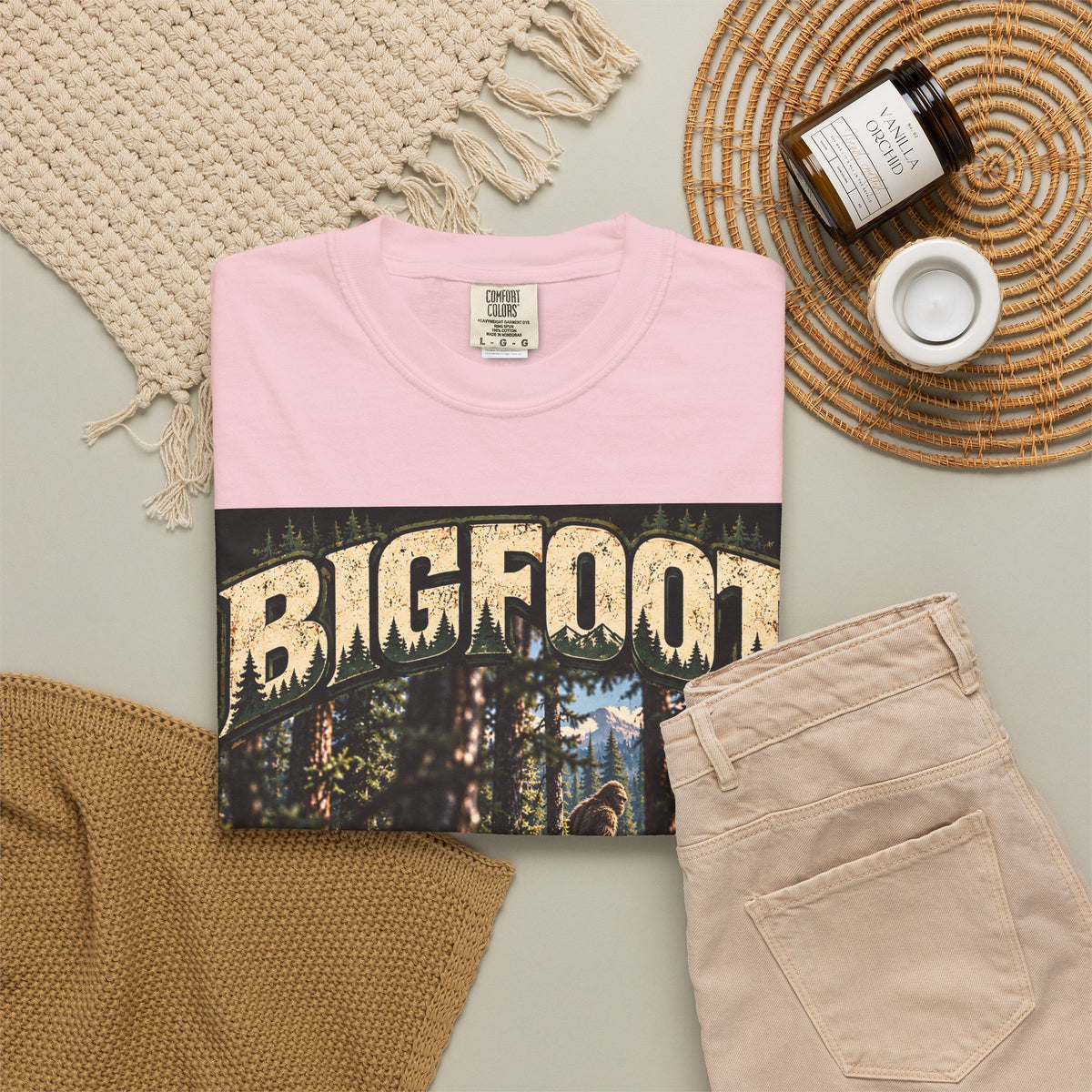 Bigfoot Woodland Graphic T-Shirt — "Terrible View. Would Not Recommend."