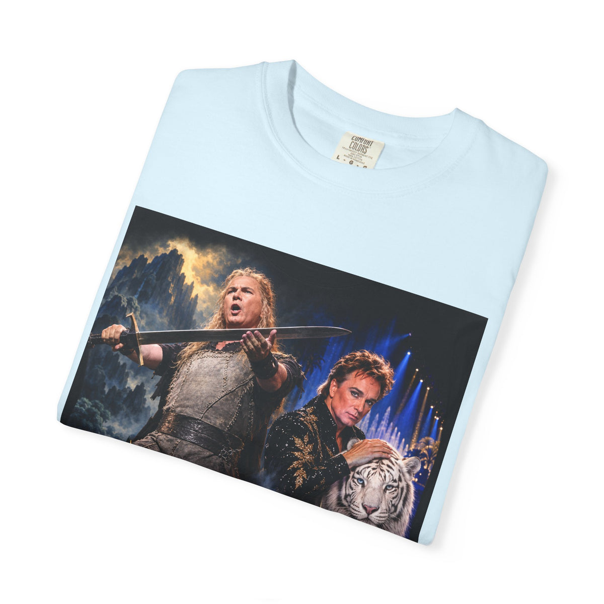 Siegfried & Roy – Funny Celebrity Mashup T-Shirt