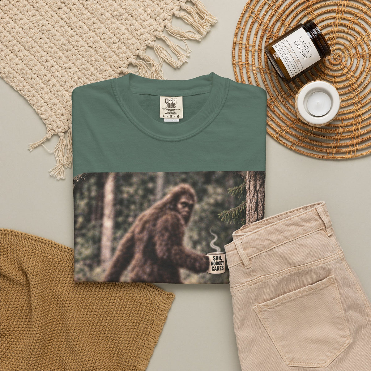 I'm Not Blurry – Funny Bigfoot Coffee T-Shirt