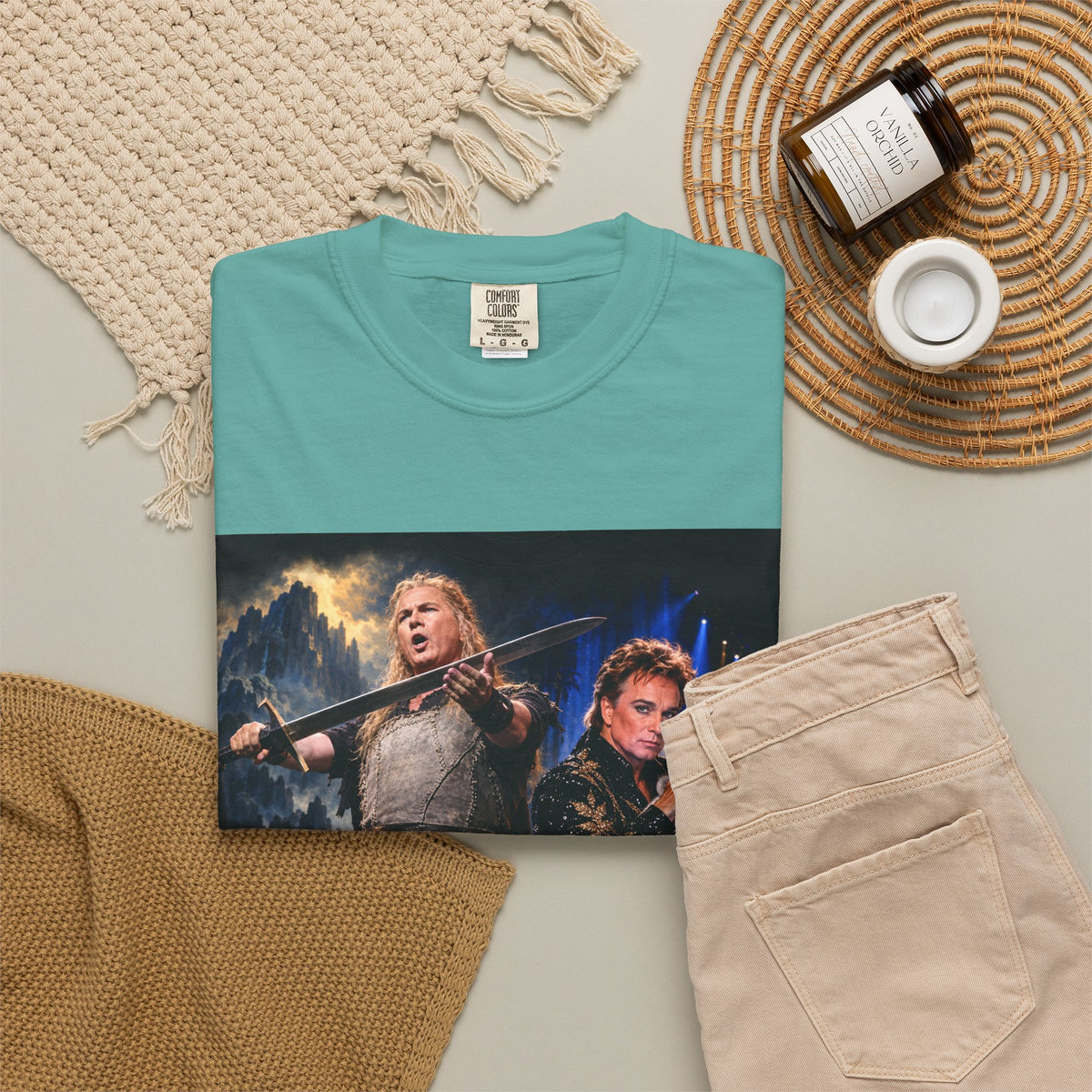 Siegfried & Roy – Funny Celebrity Mashup T-Shirt