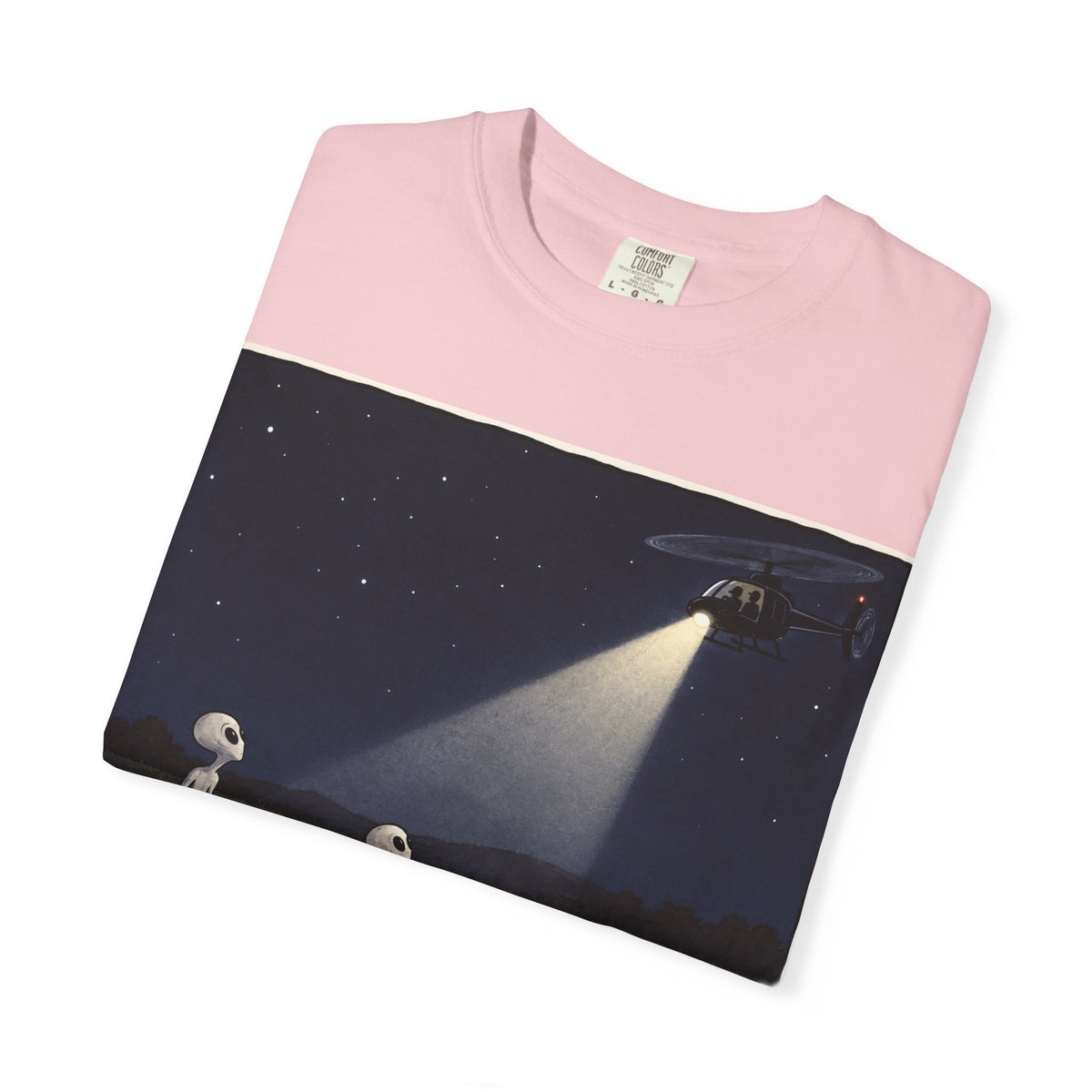 Caught Making Crop Circles – Funny Alien UFO Conspiracy T-Shirt