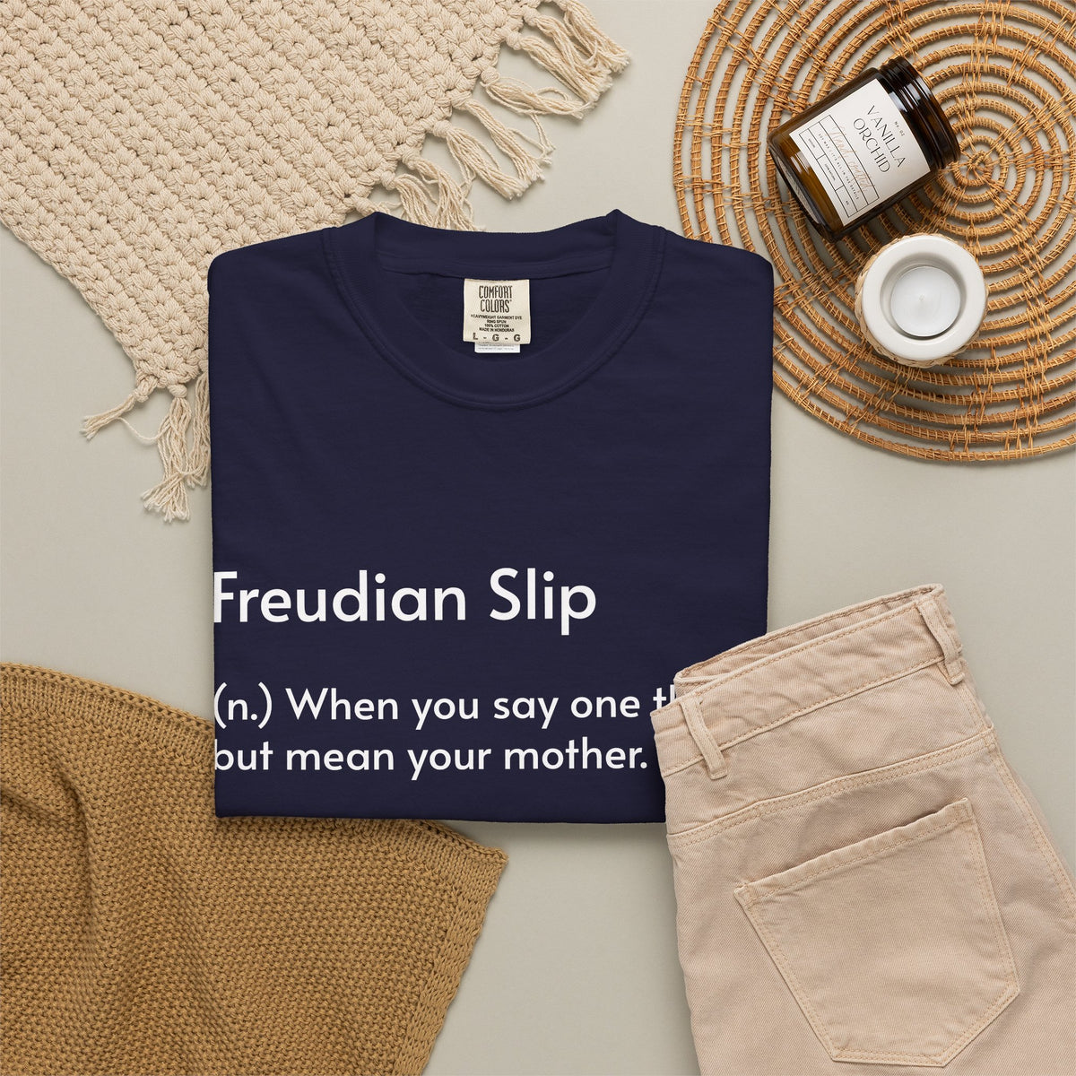 "Freudian Slip" Definition Shirt: Funny Psychology Quote Tee