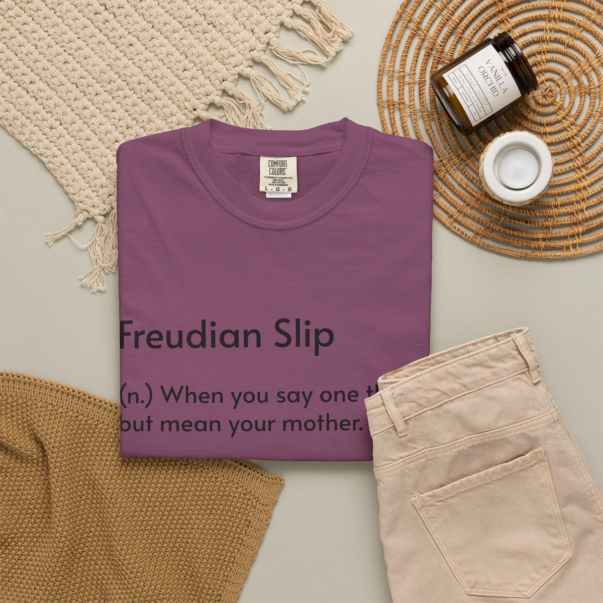"Freudian Slip" Definition Shirt: Funny Psychology Quote Tee