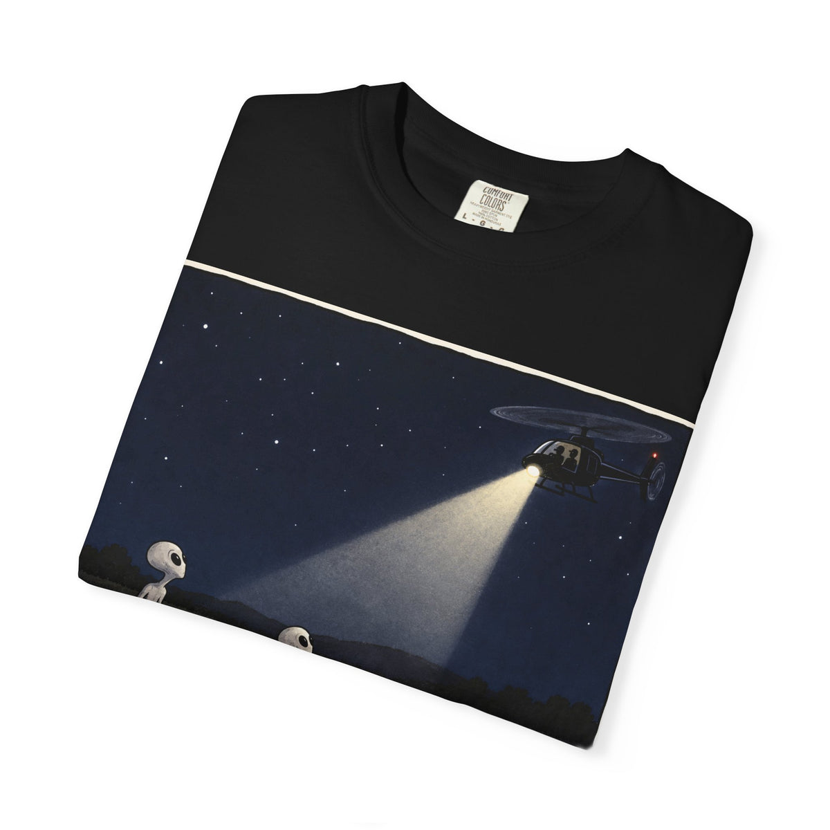 Caught Making Crop Circles – Funny Alien UFO Conspiracy T-Shirt