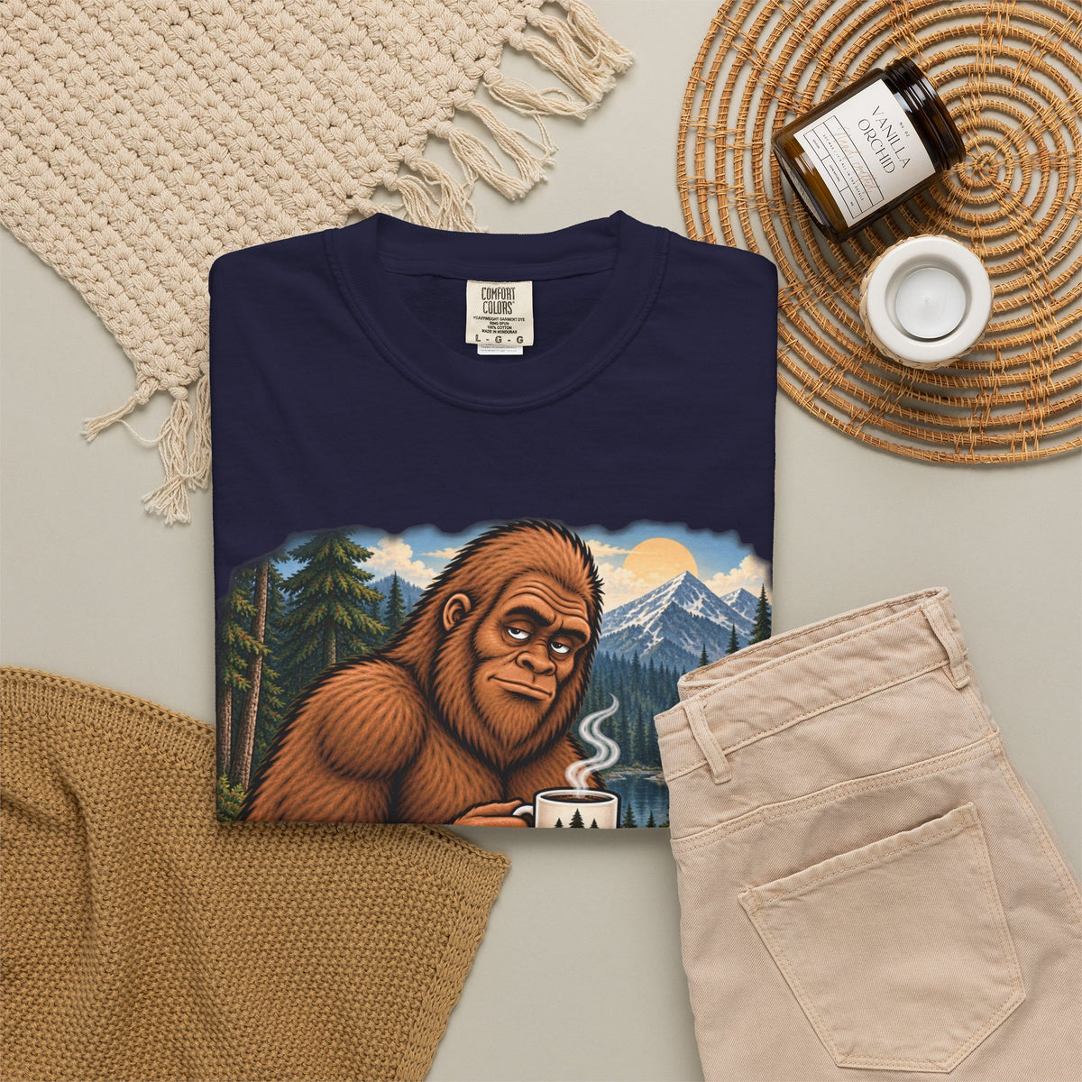 Without Coffee I'm a Little Hard to Find – Funny Bigfoot T-Shirt