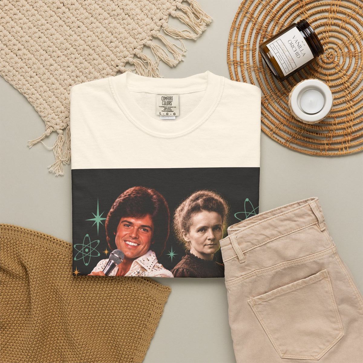 Donny & Marie – Funny Celebrity Mashup T-Shirt