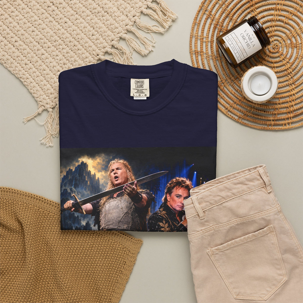 Siegfried & Roy – Funny Celebrity Mashup T-Shirt