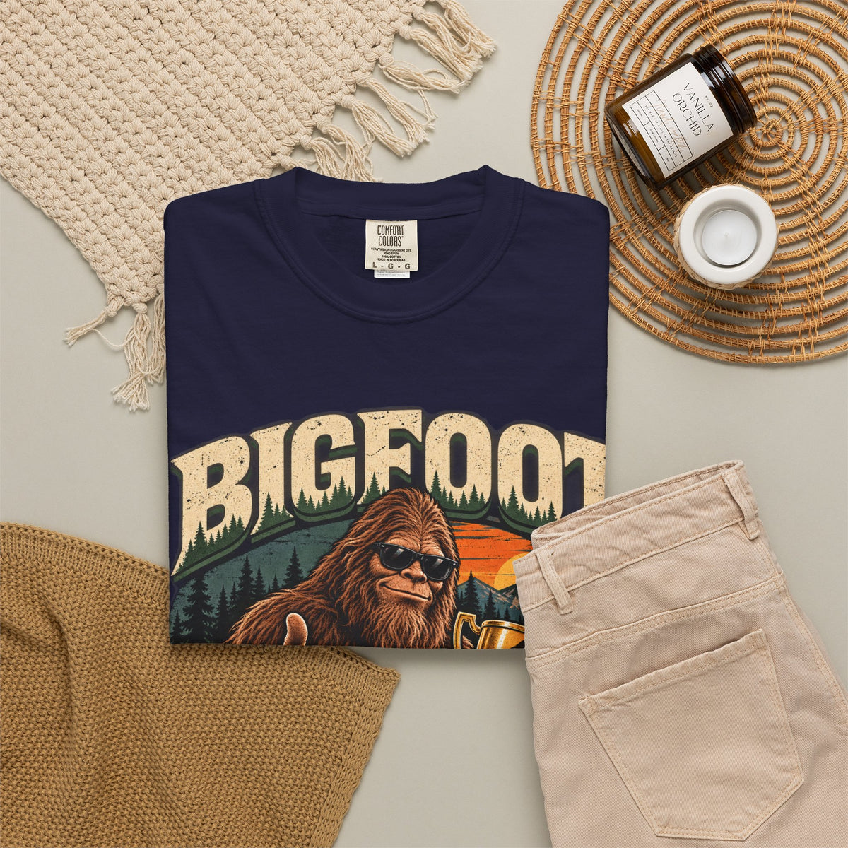 Bigfoot: Undefeated Hide-and-Seek Champion – Funny Sasquatch T-Shirt