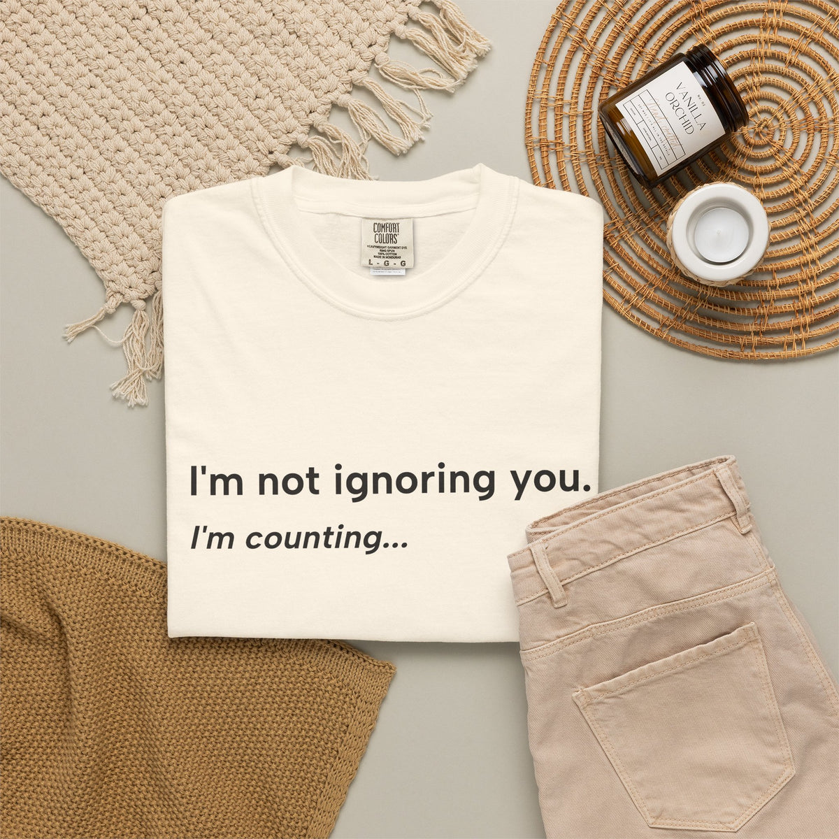 I'm Not Ignoring You, I'm Counting – Funny Musician T-Shirt