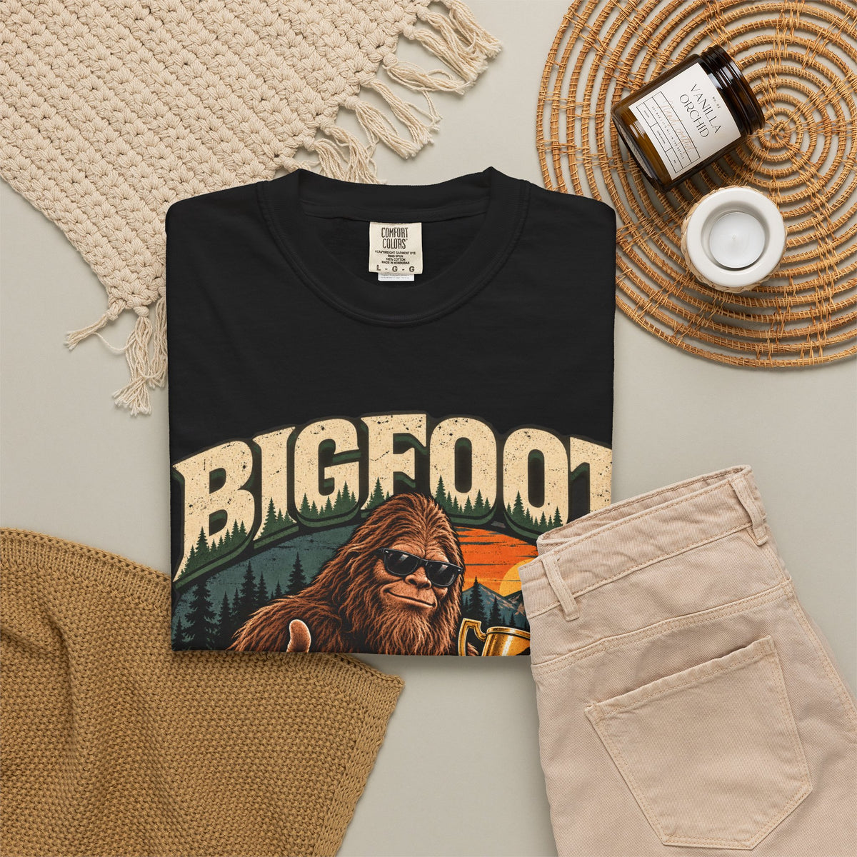 Bigfoot: Undefeated Hide-and-Seek Champion – Funny Sasquatch T-Shirt