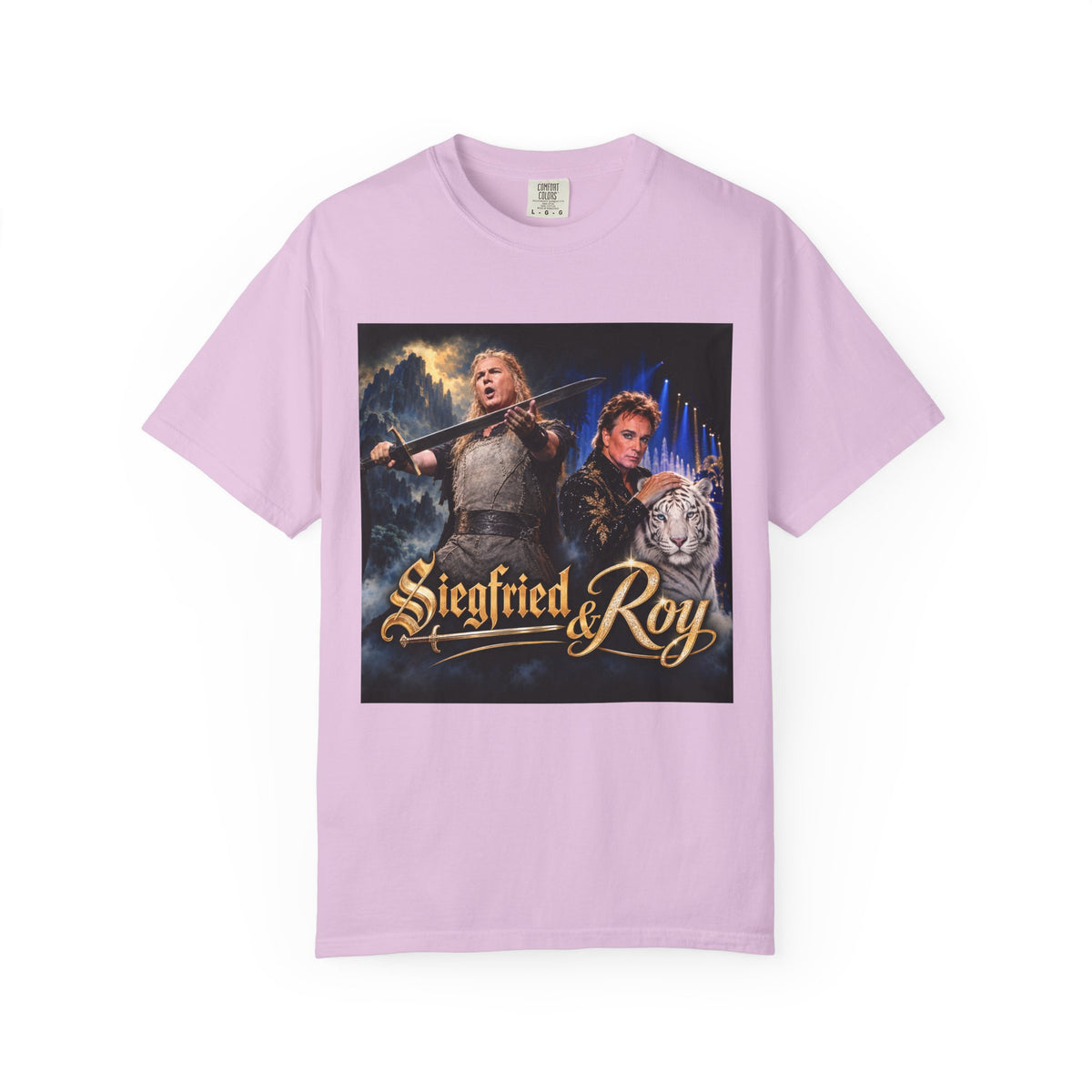 Siegfried & Roy – Funny Celebrity Mashup T-Shirt