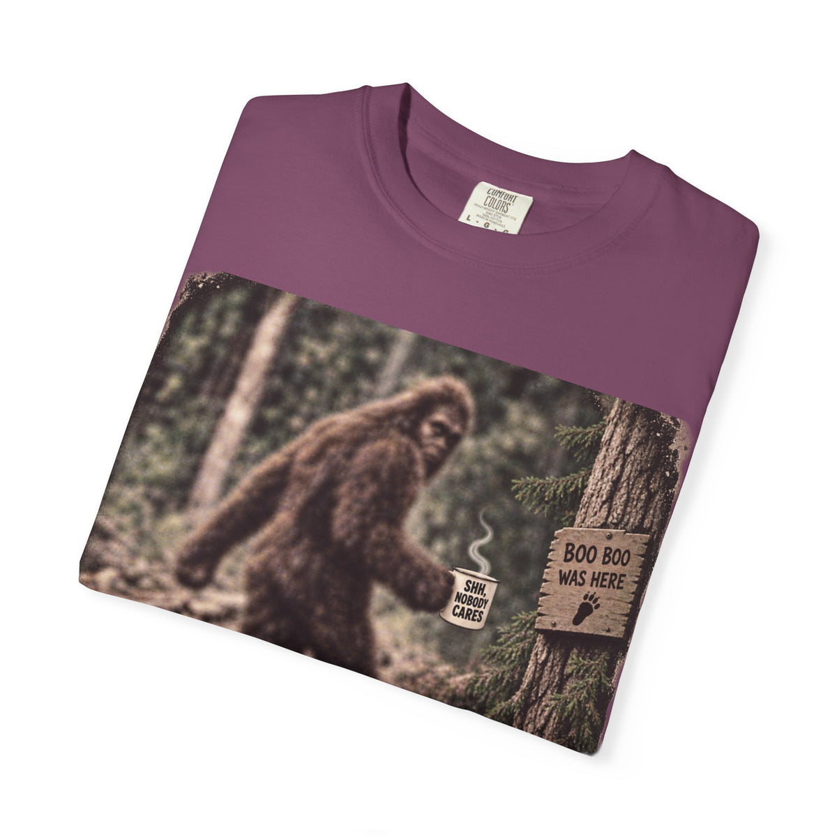 I'm Not Blurry – Funny Bigfoot Coffee T-Shirt
