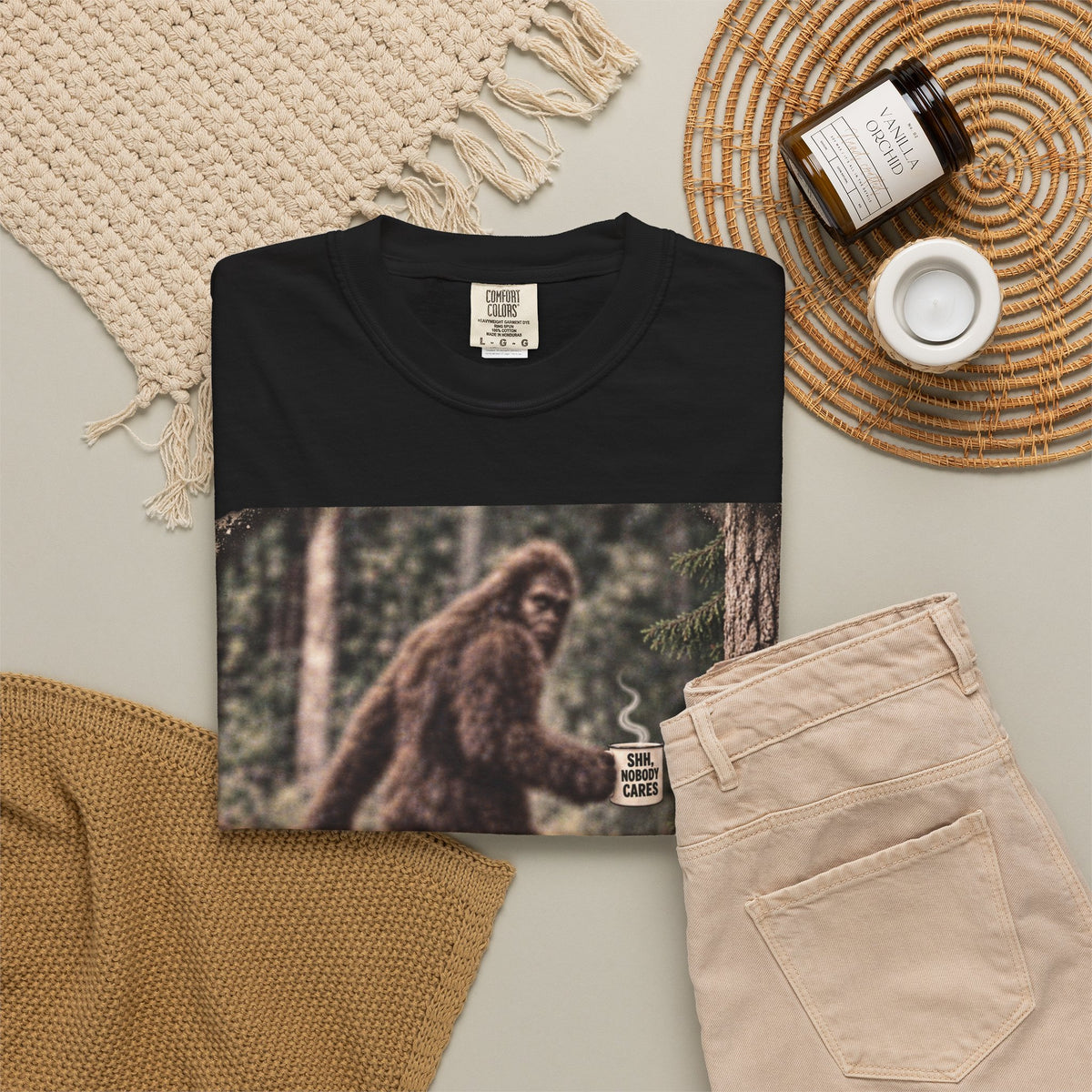 I'm Not Blurry – Funny Bigfoot Coffee T-Shirt