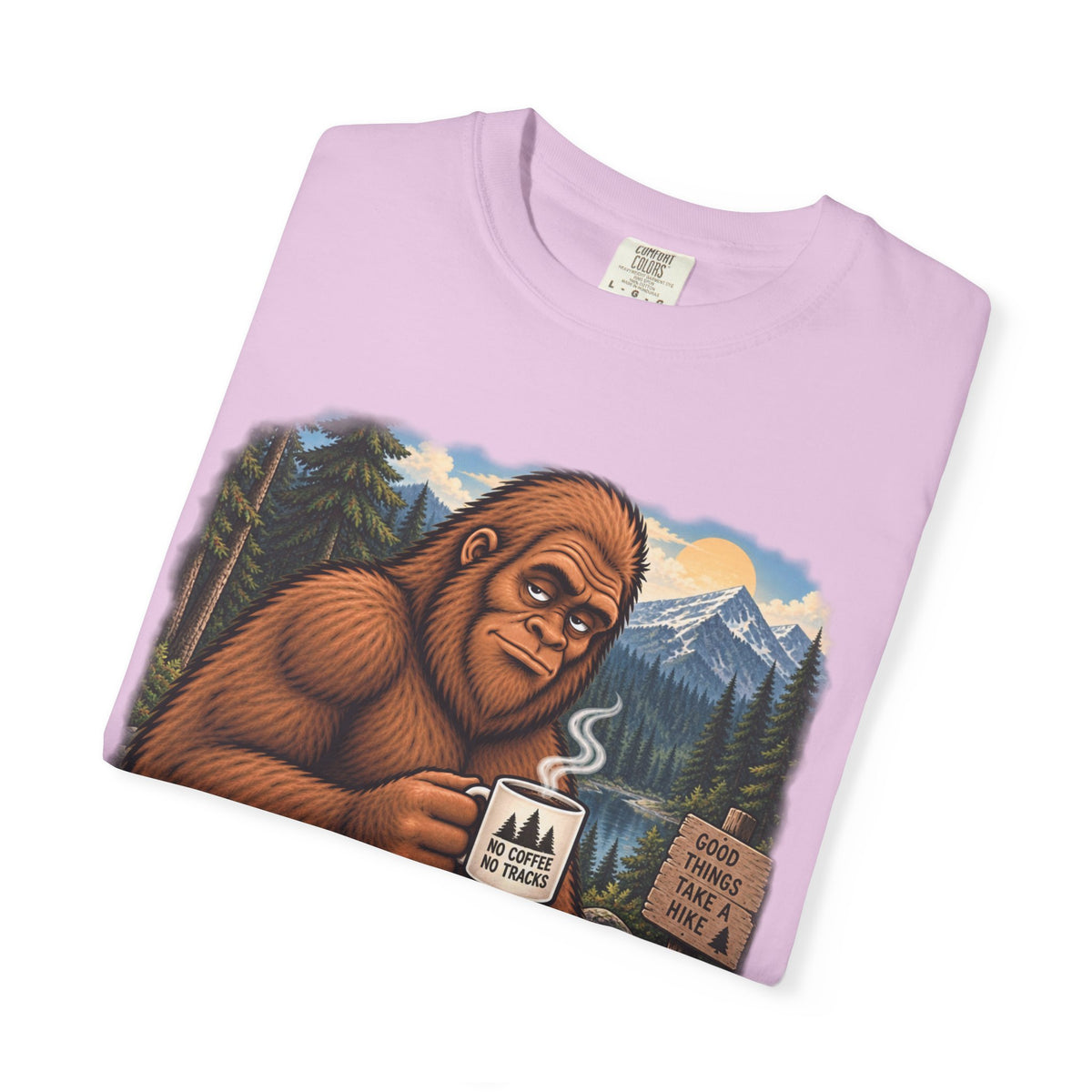 Without Coffee I'm a Little Hard to Find – Funny Bigfoot T-Shirt