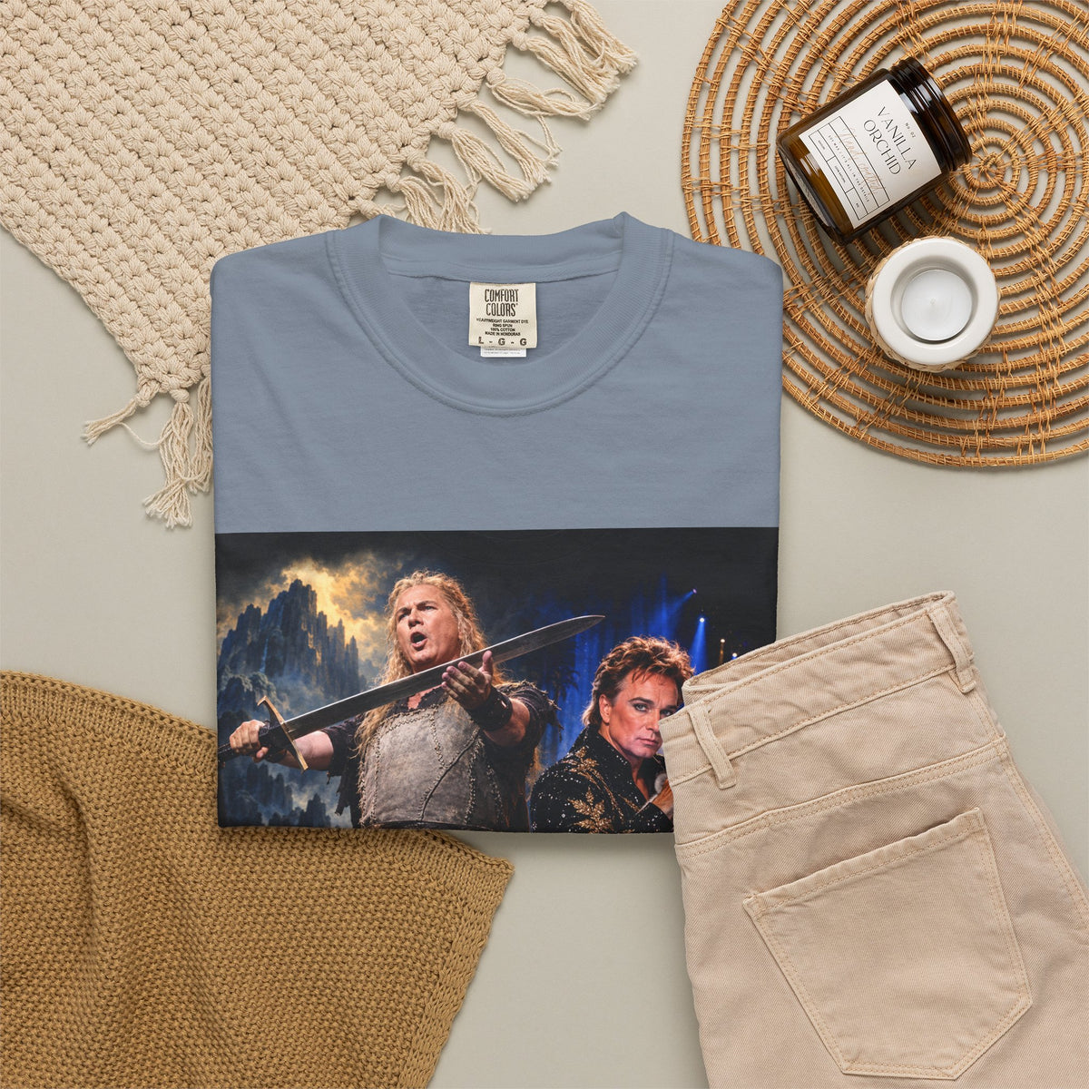 Siegfried & Roy – Funny Celebrity Mashup T-Shirt