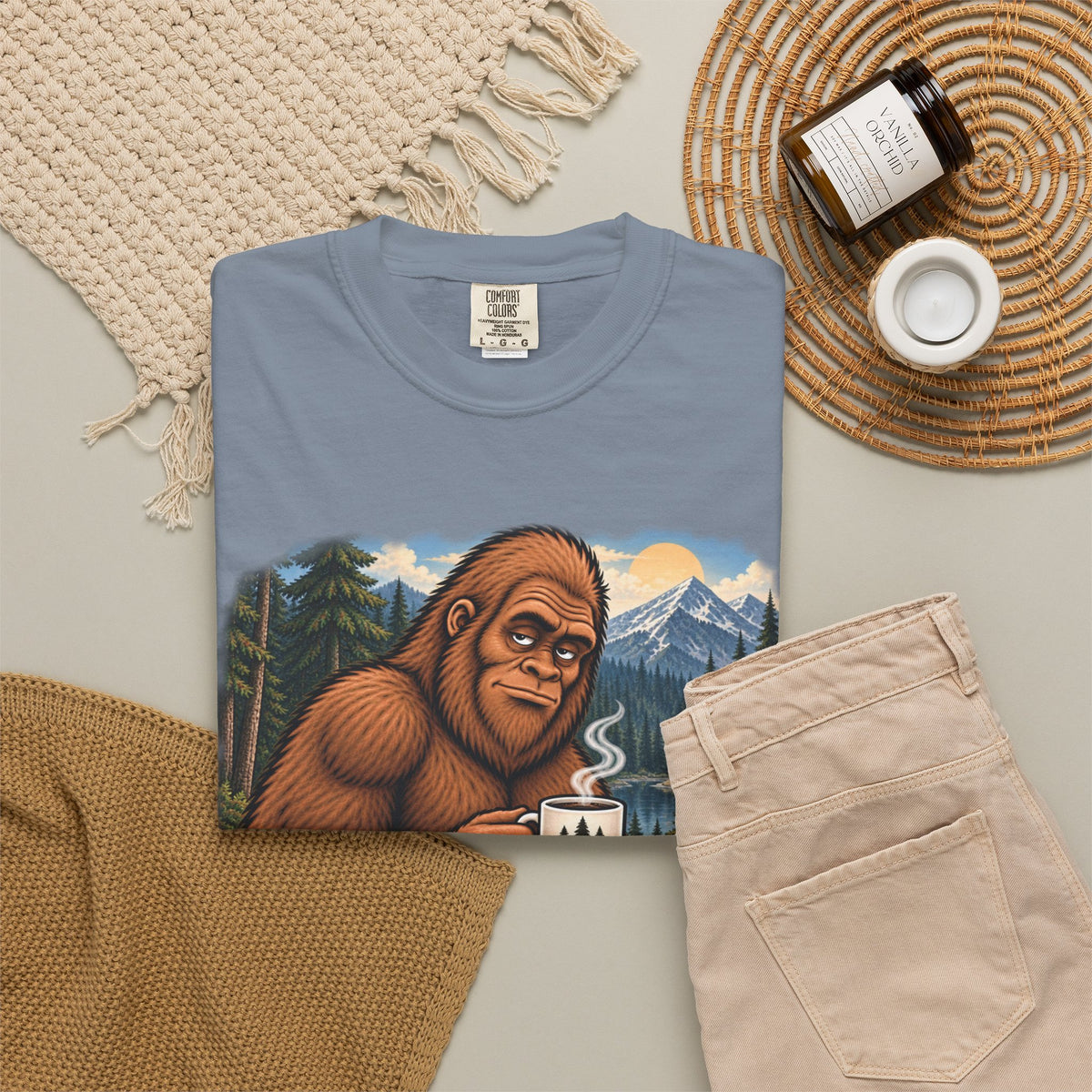 Without Coffee I'm a Little Hard to Find – Funny Bigfoot T-Shirt