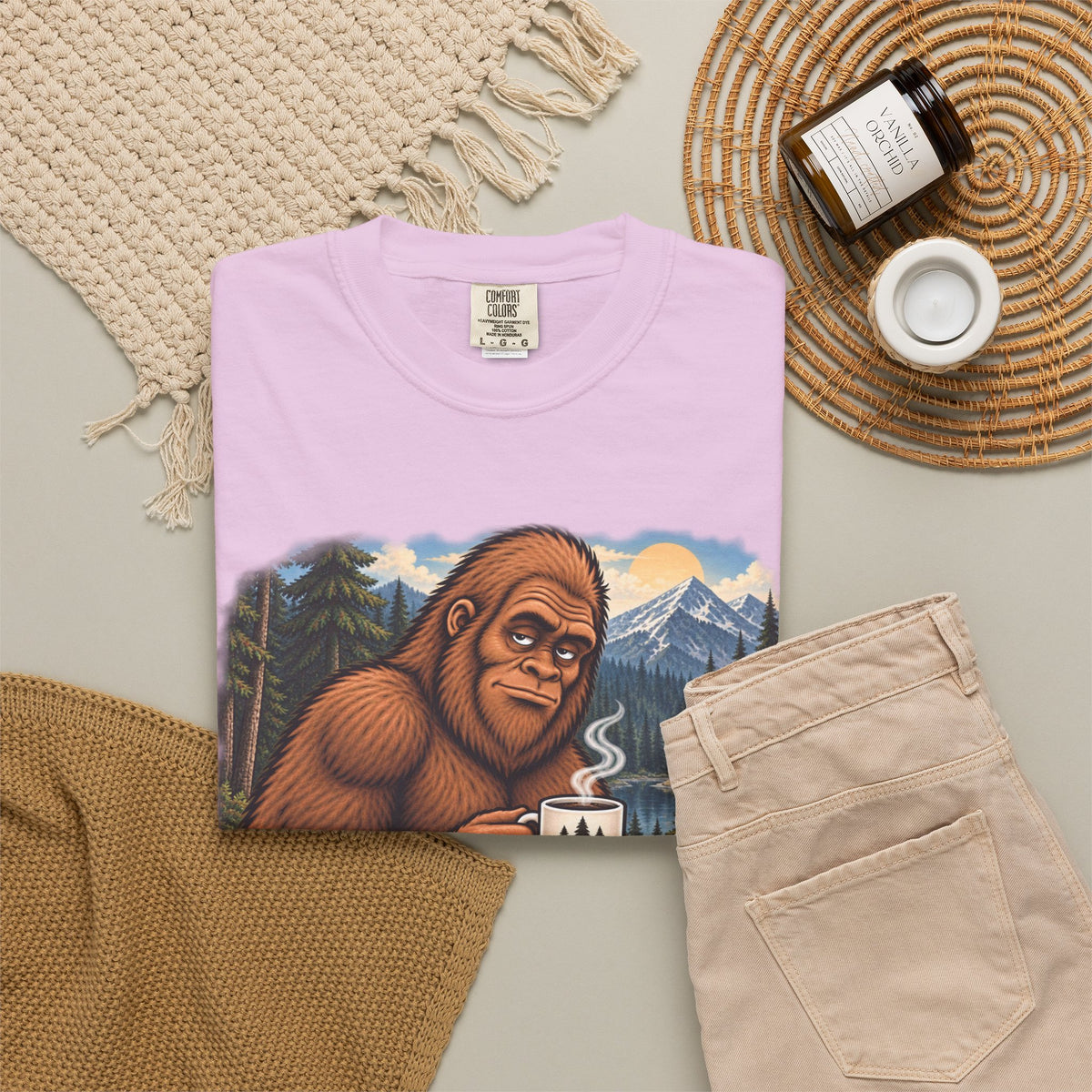 Without Coffee I'm a Little Hard to Find – Funny Bigfoot T-Shirt