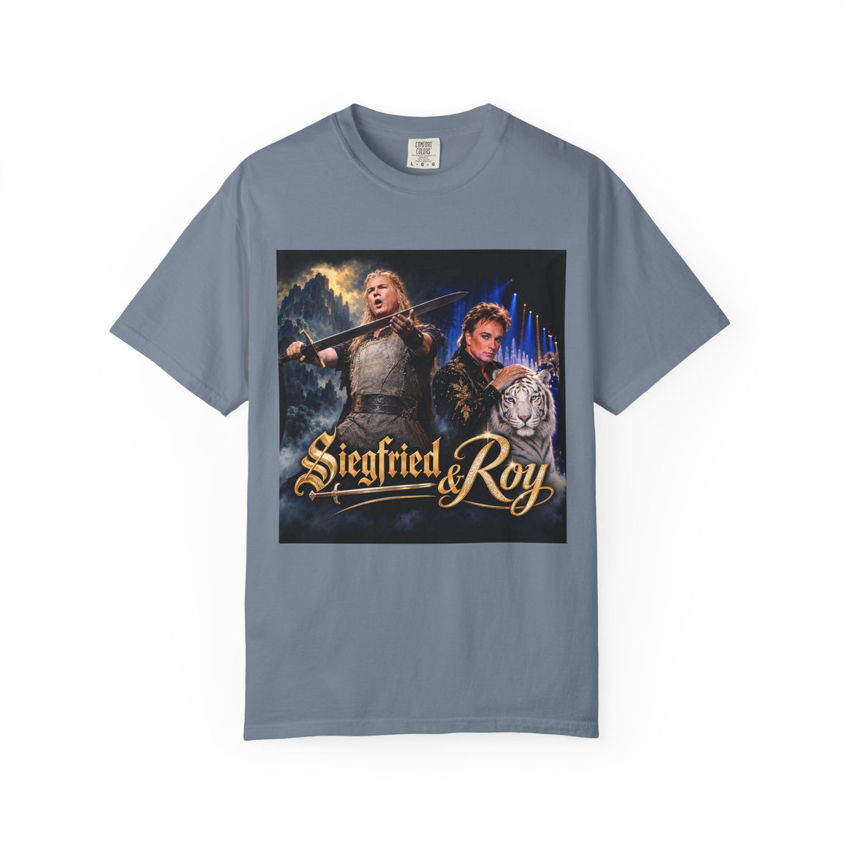 Siegfried & Roy – Funny Celebrity Mashup T-Shirt