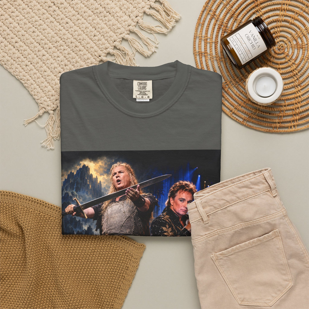 Siegfried & Roy – Funny Celebrity Mashup T-Shirt
