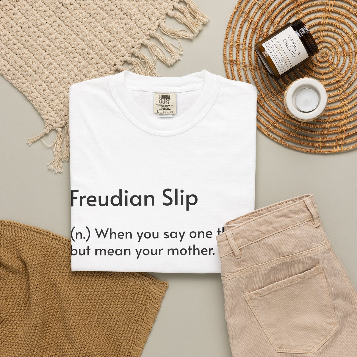 "Freudian Slip" Definition Shirt: Funny Psychology Quote Tee