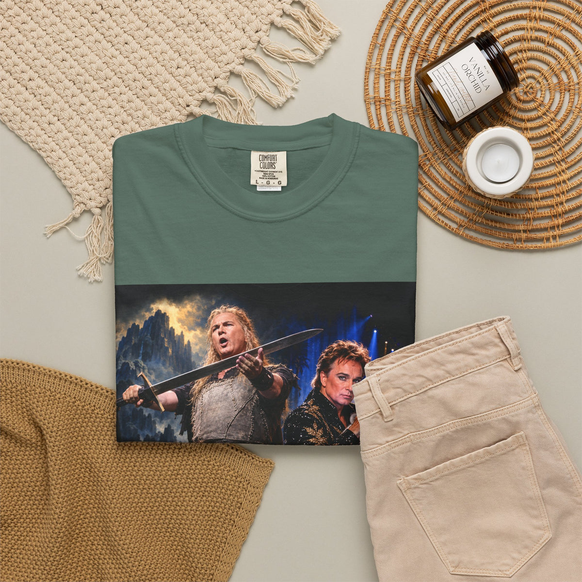 Siegfried & Roy – Funny Celebrity Mashup T-Shirt