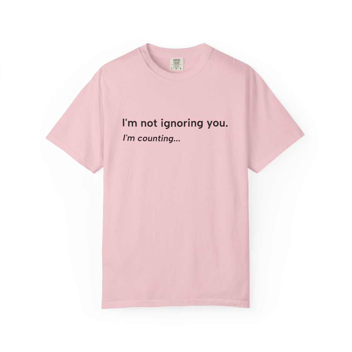 I'm Not Ignoring You, I'm Counting – Funny Musician T-Shirt