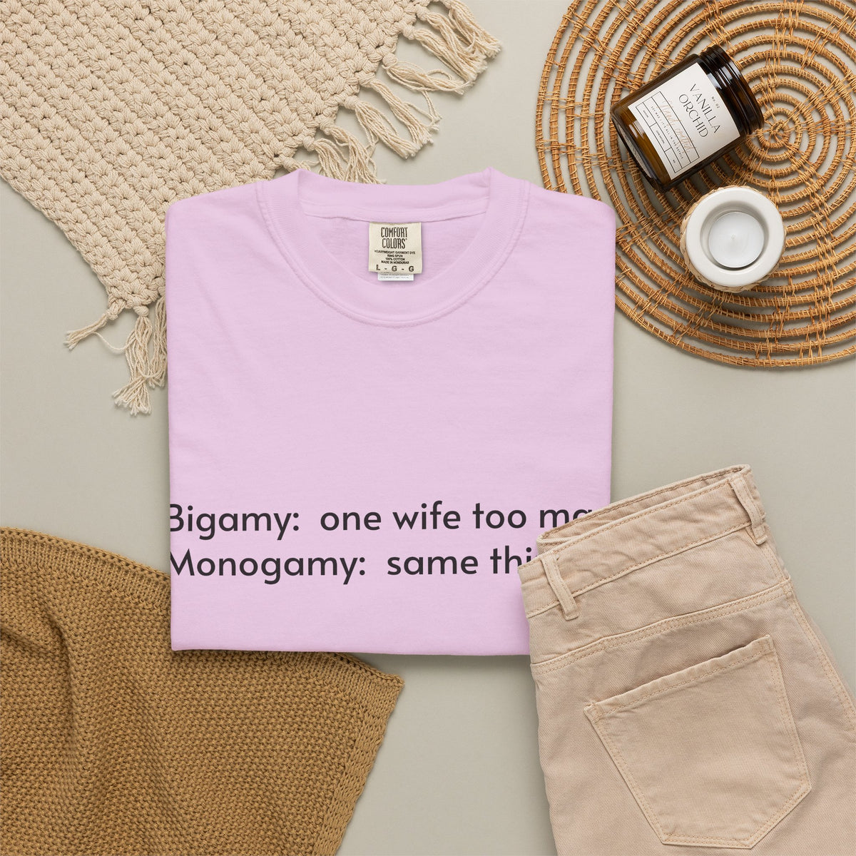 Bigamy & Monogamy – Funny Marriage T-Shirt