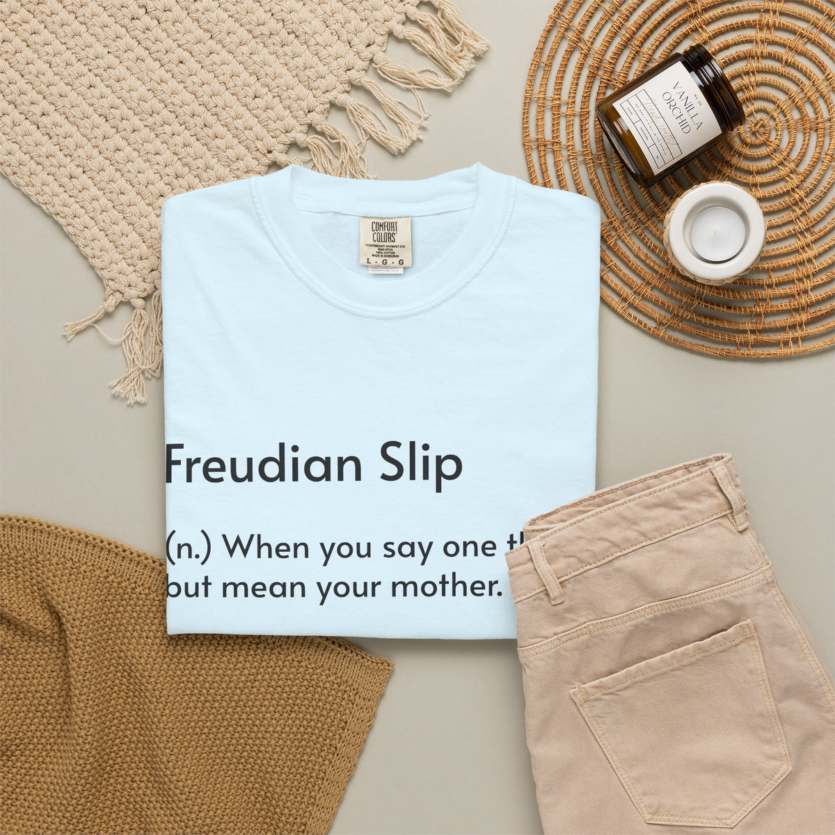 "Freudian Slip" Definition Shirt: Funny Psychology Quote Tee