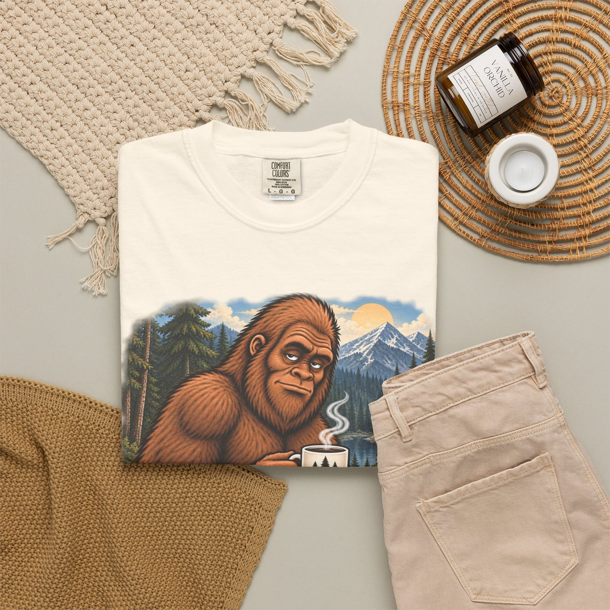 Without Coffee I'm a Little Hard to Find – Funny Bigfoot T-Shirt
