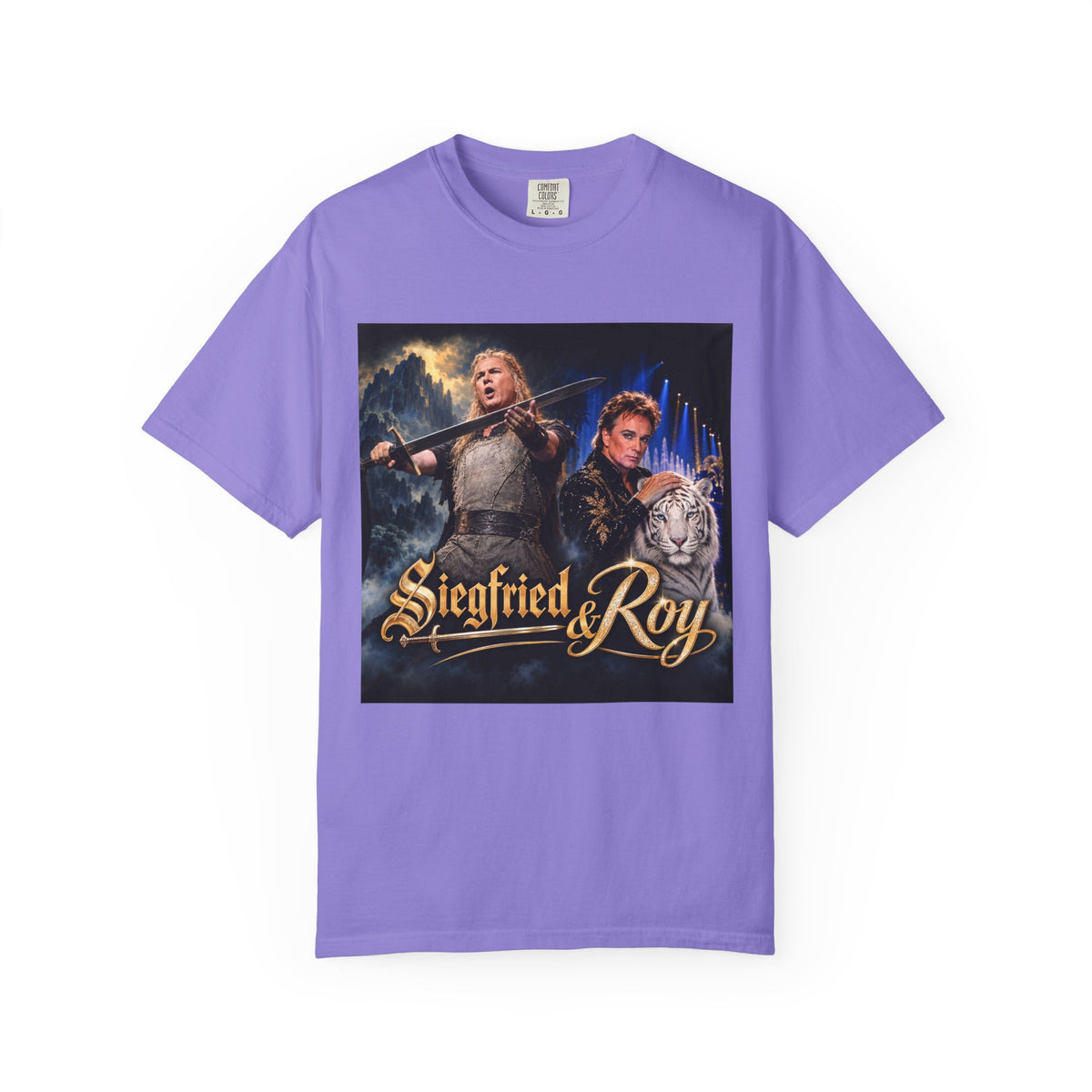 Siegfried & Roy – Funny Celebrity Mashup T-Shirt