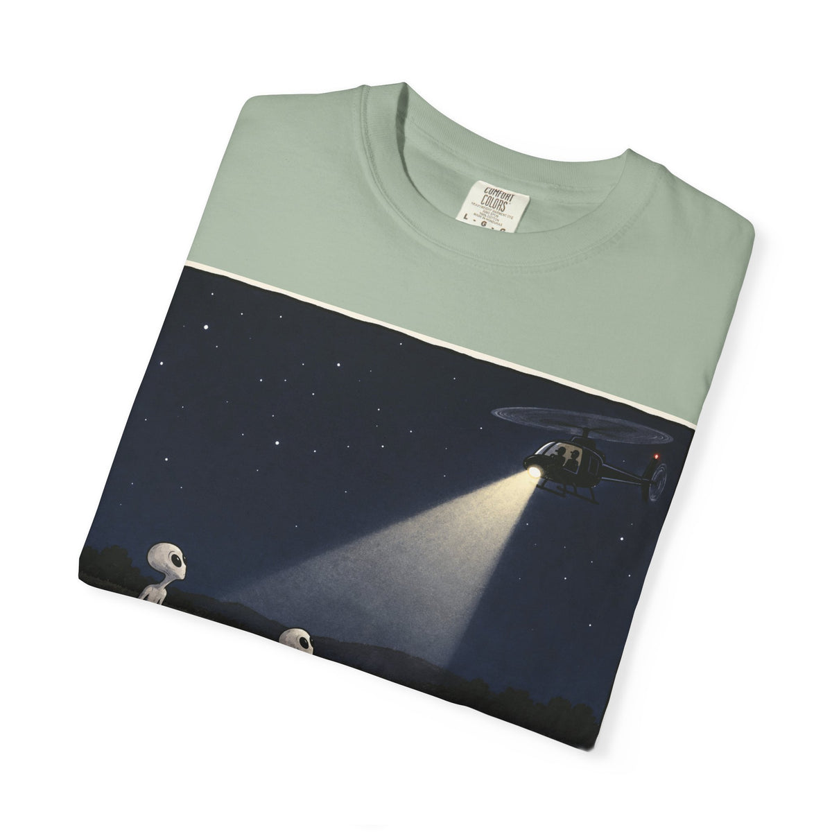Caught Making Crop Circles – Funny Alien UFO Conspiracy T-Shirt