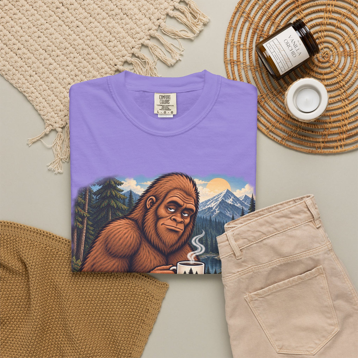 Without Coffee I'm a Little Hard to Find – Funny Bigfoot T-Shirt